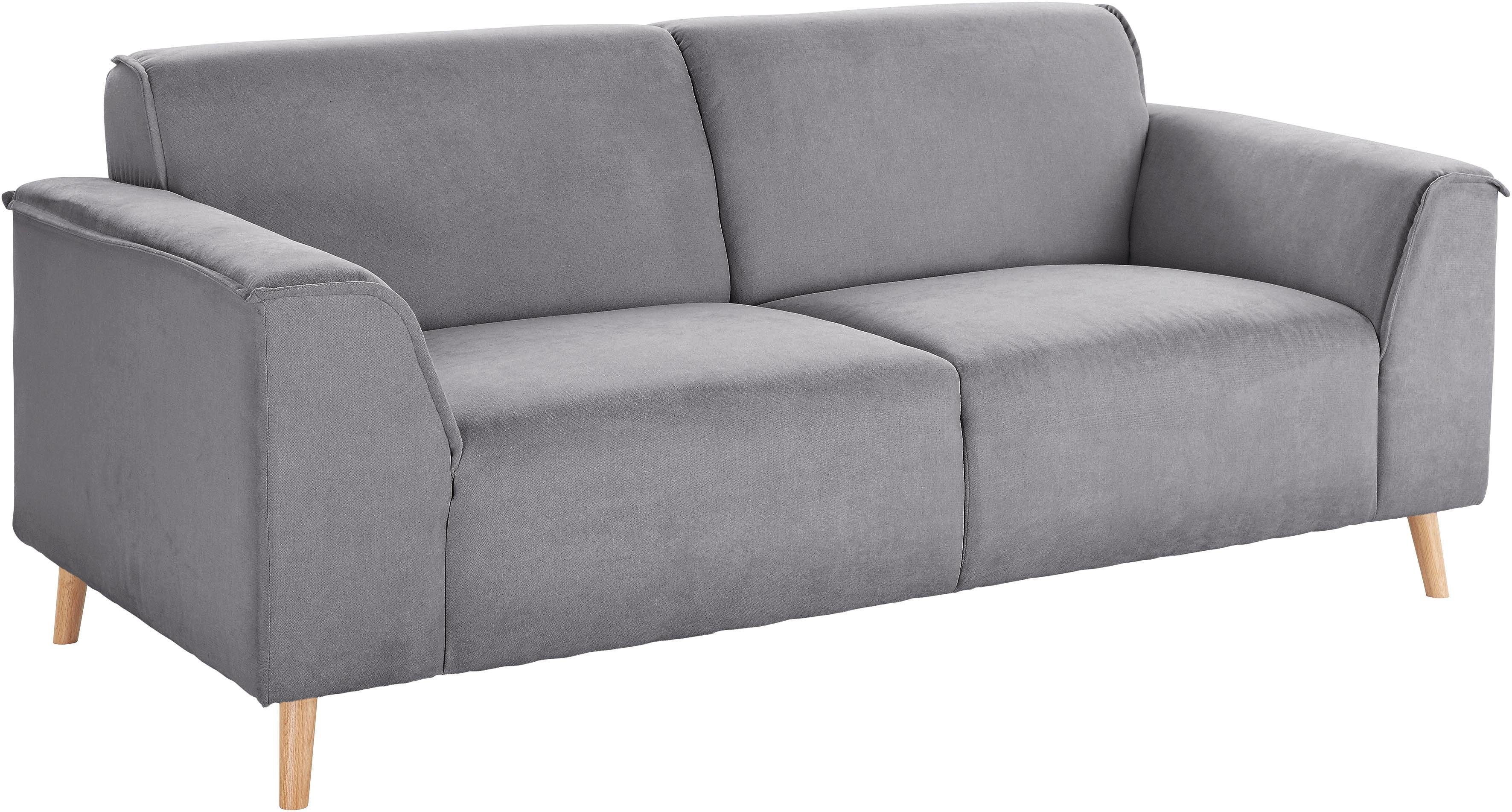 Home affaire 2,5-Sitzer Janek Scandic Design, elegant und zeitlos, mit Federkern und Keder in scandinavischem Design