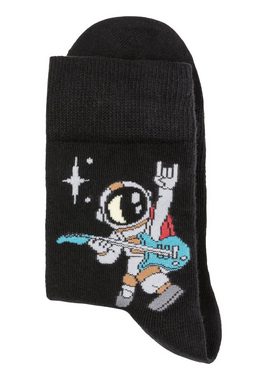 H.I.S Socken (Packung, 5-Paar) mit Astronaut-Motiven