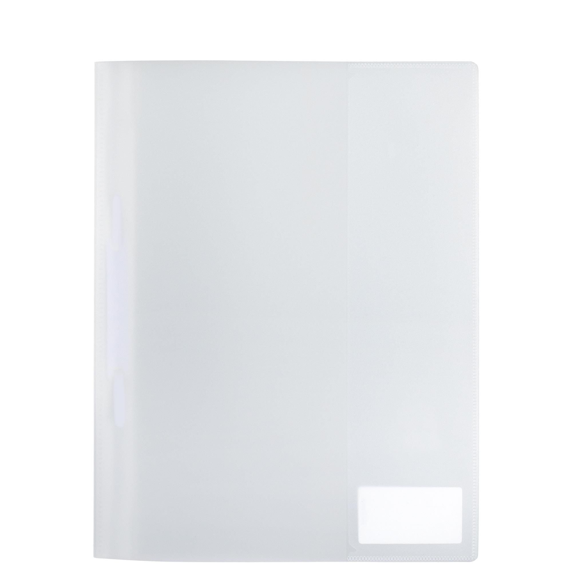 HERMA Hefter Herma Schnellhefter PP A4 transluzent weiss