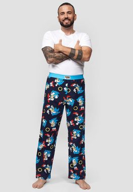 Recovered Loungepants Loungepants - Sonic the Hedgehog Pyjamas Black