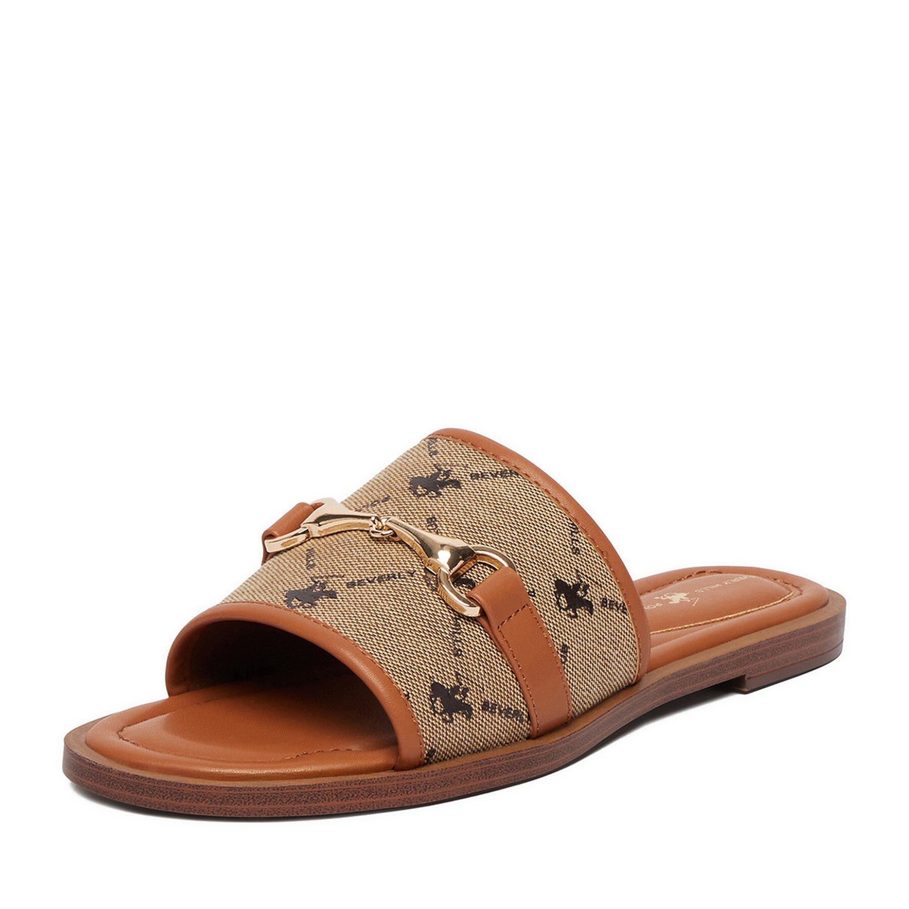 BEVERLY HILLS POLO CLUB Beverly Hills Polo Club Damen-Flip-Flops, braun Badepantolette