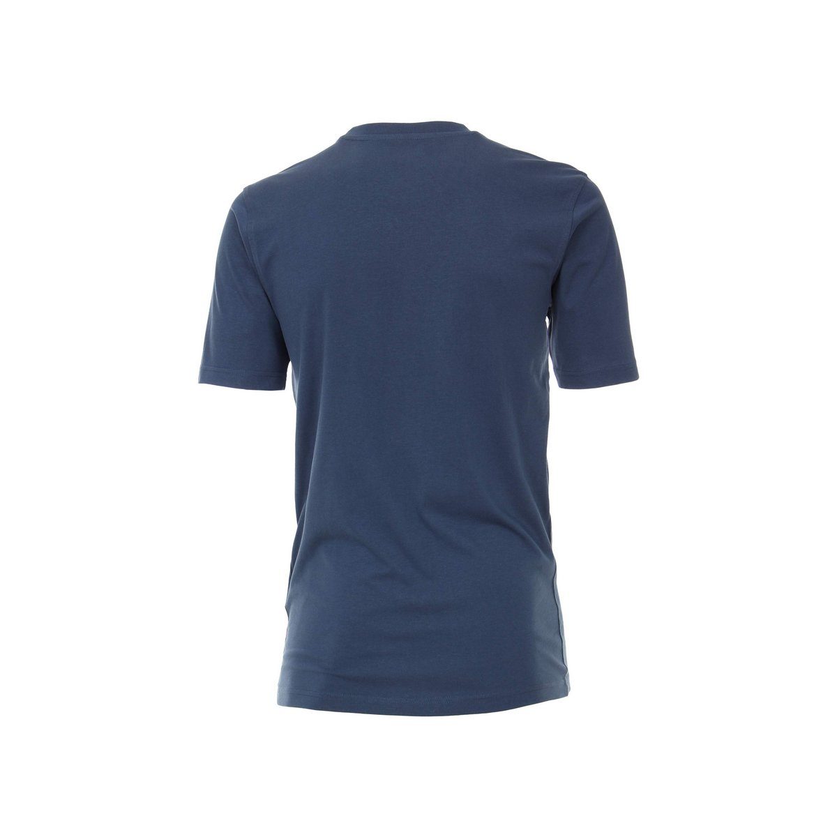 regular T-Shirt CASAMODA Blau schwarz (125) (1-tlg)