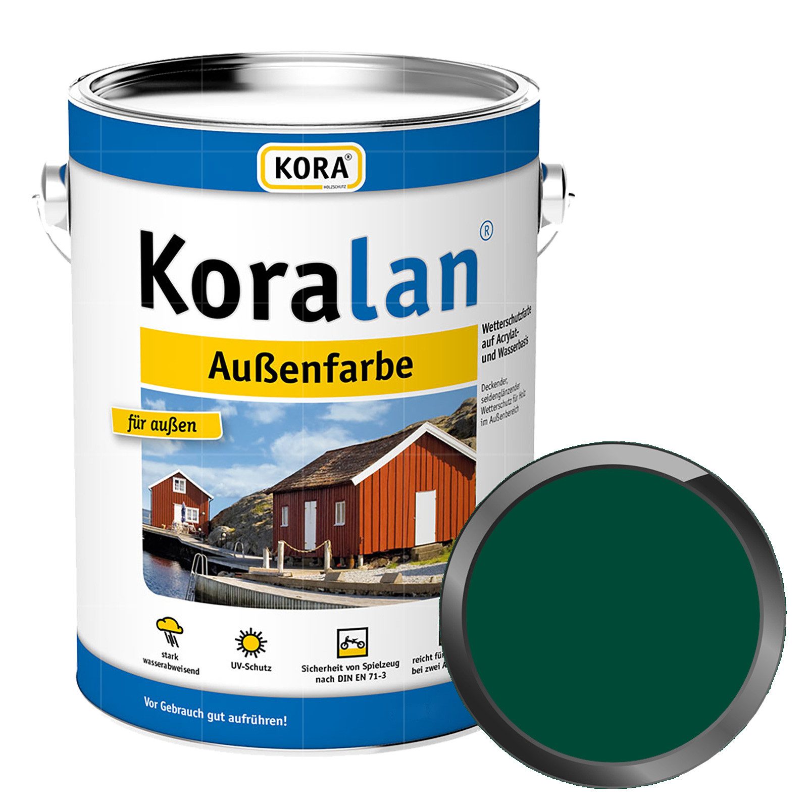 KORA Wetterschutzfarbe KORALAN AUSSENFARBE - 0.75 LTR