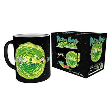 ABYstyle Thermotasse Portal Thermoeffekt Tasse - Rick and Morty