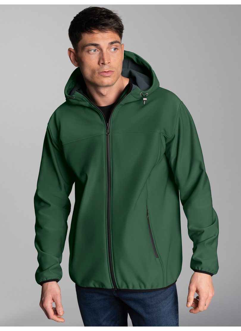 Trigema Softshelljacke "TRIGEMA Klassische Softshell–Kapuzenjacke", (1 St.) günstig online kaufen
