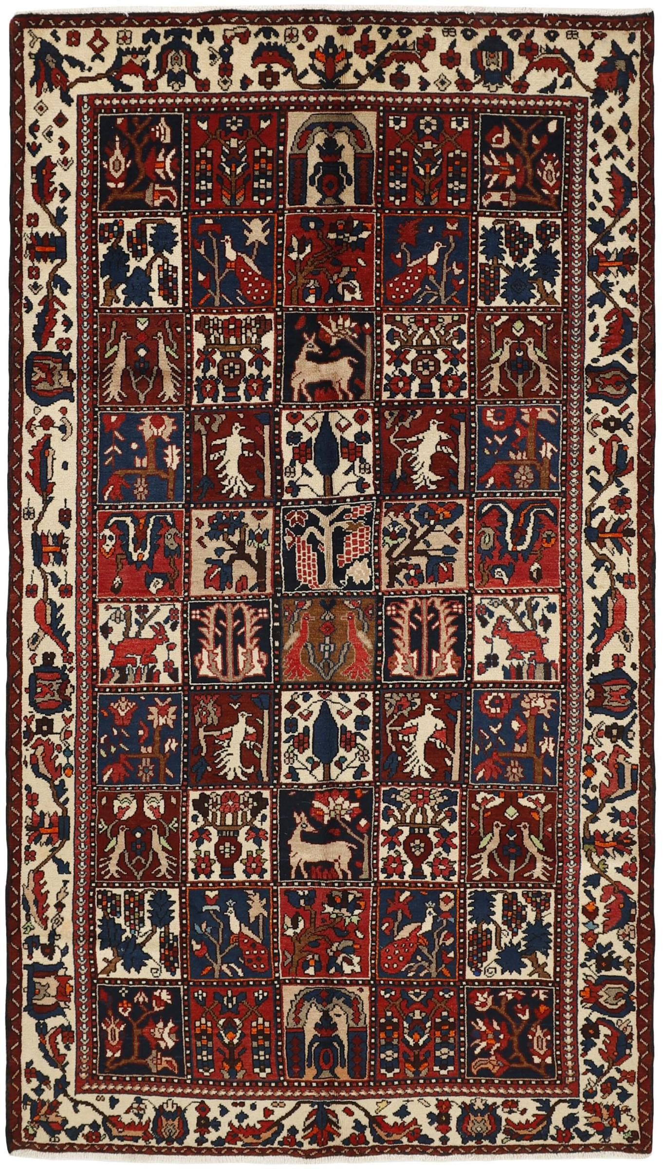Nain Trading Orientteppich Bakhtiar 163x293 Handgeknüpfter Orientteppich / Perserteppich, rechteckig, Höhe: 12 mm