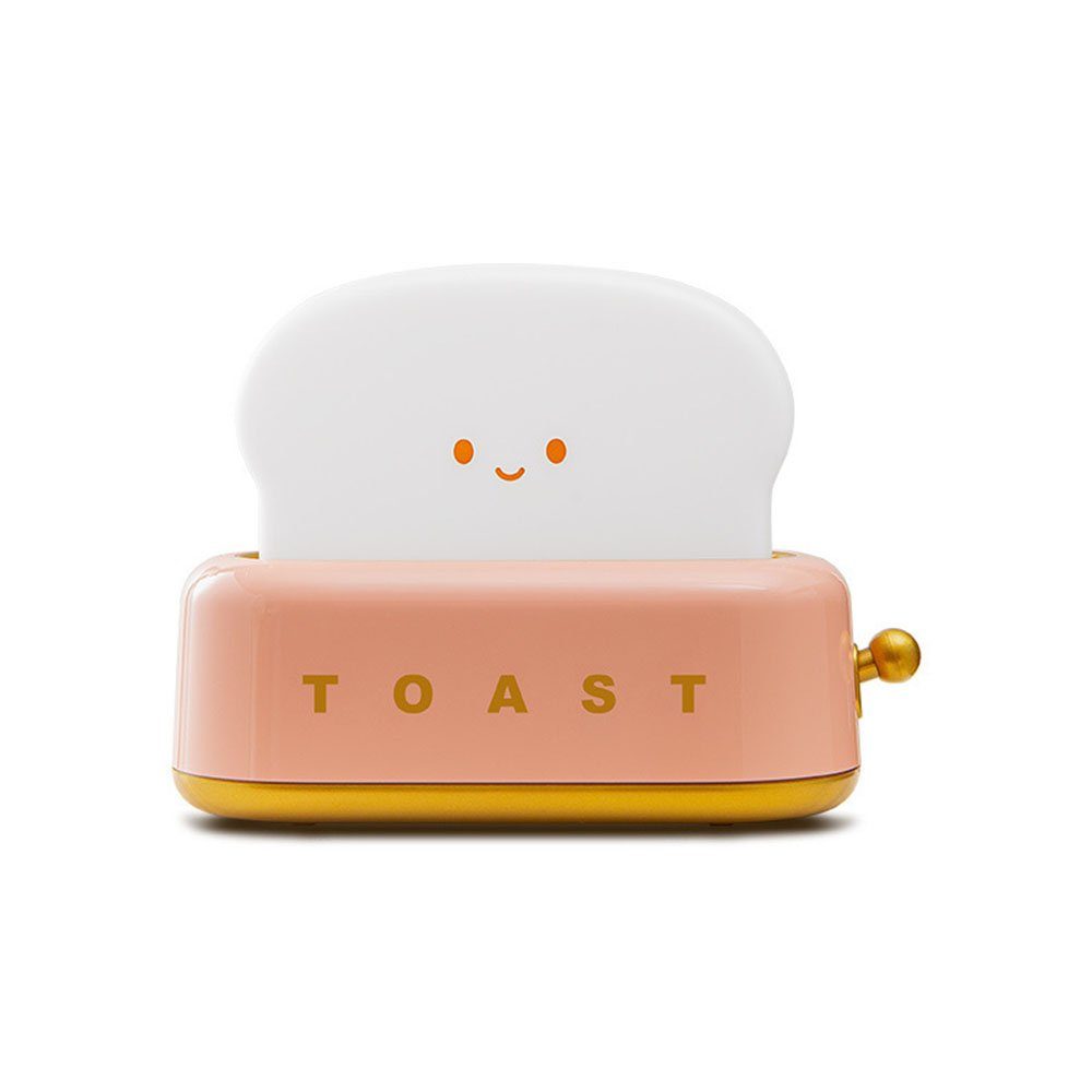 Kawaii-Toaster-Pflegelicht, LED-Nachtlicht Schreibtischlampe rot LED MOUTEN Kinder, dimmbar für