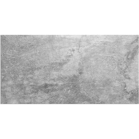 Läufer Küchenläufer Stein-Optik Beton grau rutschfester Flur Teppich, matches21 HOME & HOBBY, rechteckig, Höhe: 5 mm, Waschbarer Küchenteppich 60x120 cm für Küche, Schlafzimmer