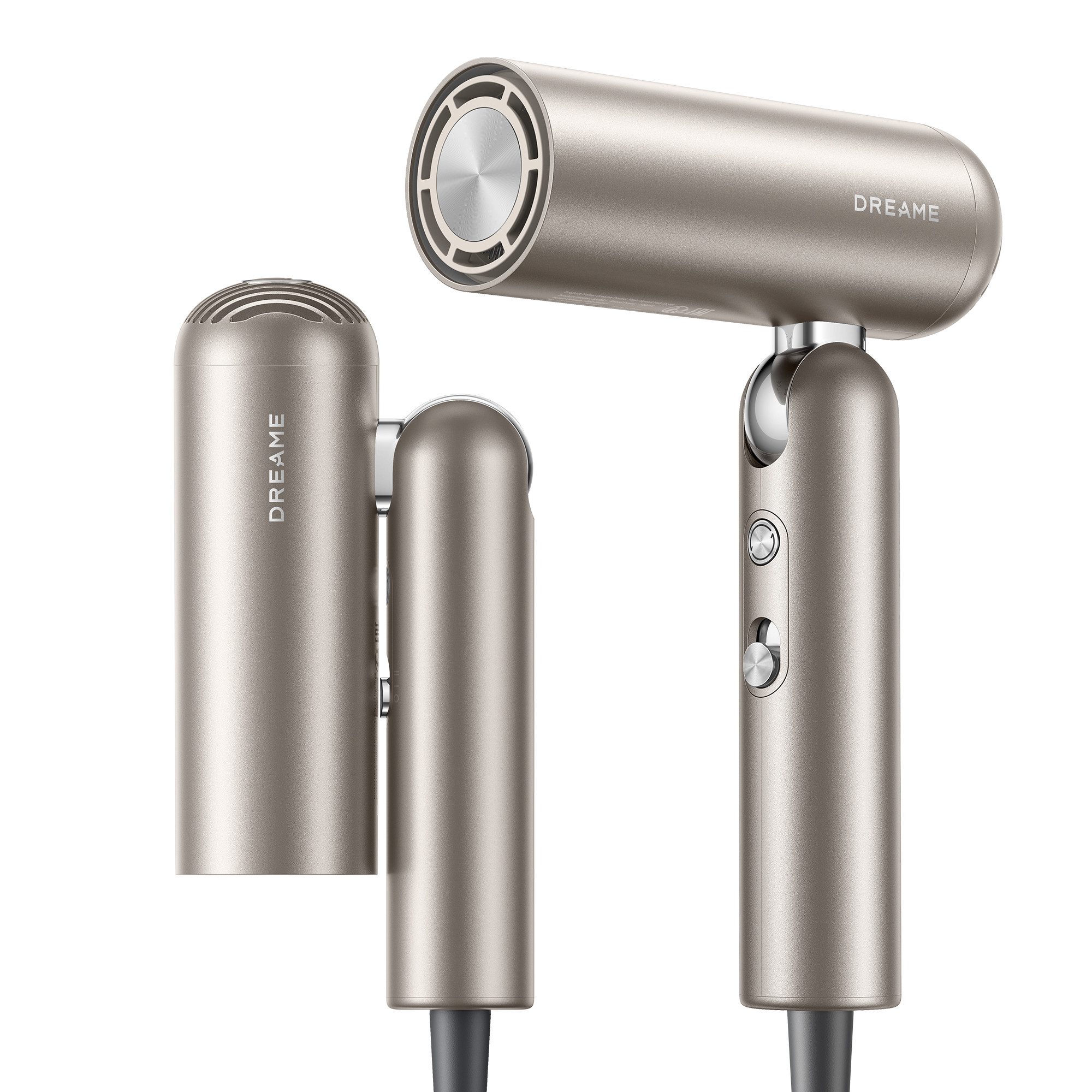 Dreame Haartrockner Pocket Neo Hochgeschwindigkeits-Haartrockner, 1300 W, Kompakt & klappbar, vielseitige Aufsätze, 110.000 U/min