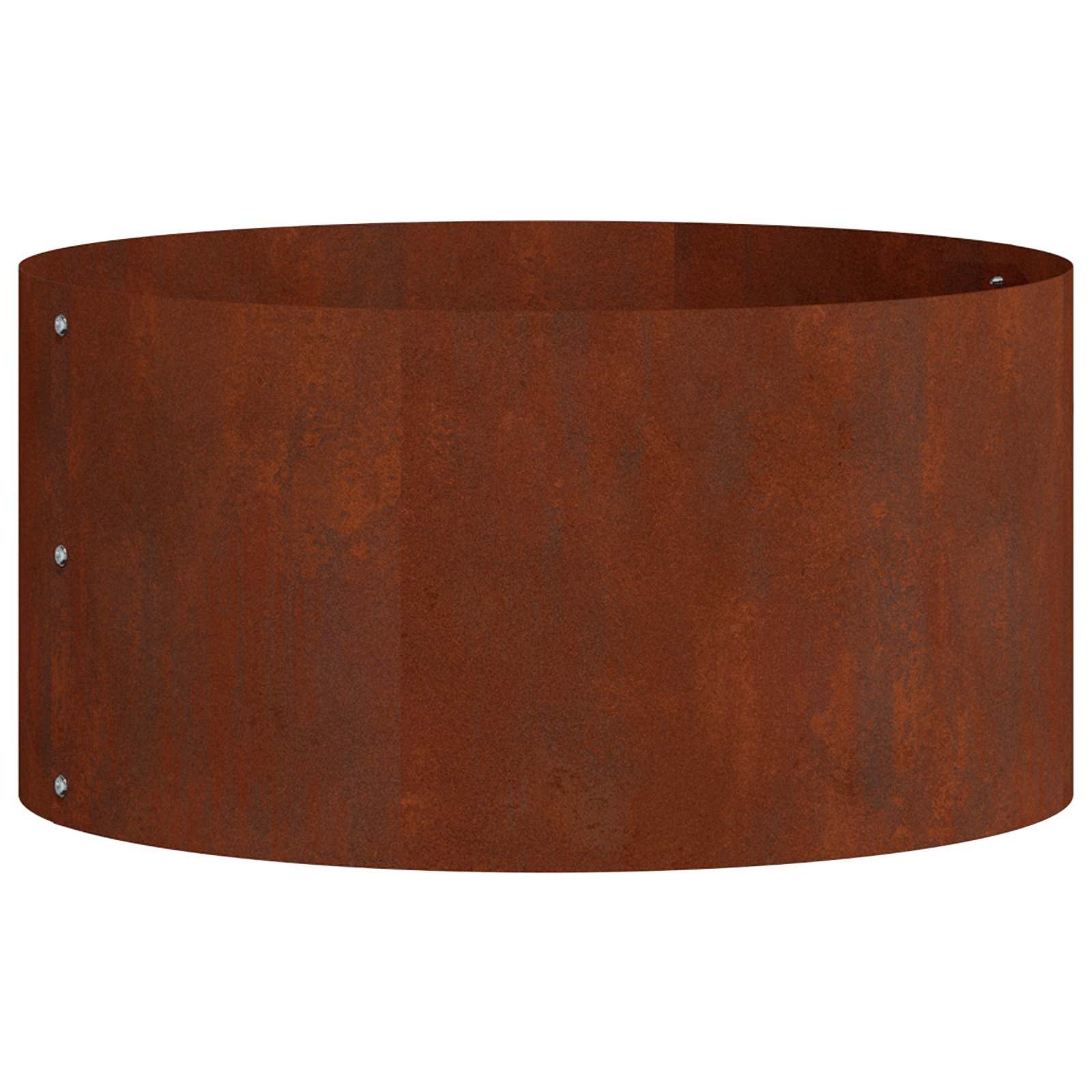vidaXL Blumentopf Pflanzenring Rostig 40 x 40 x 20 cm Wetterfeststahl (1 St)