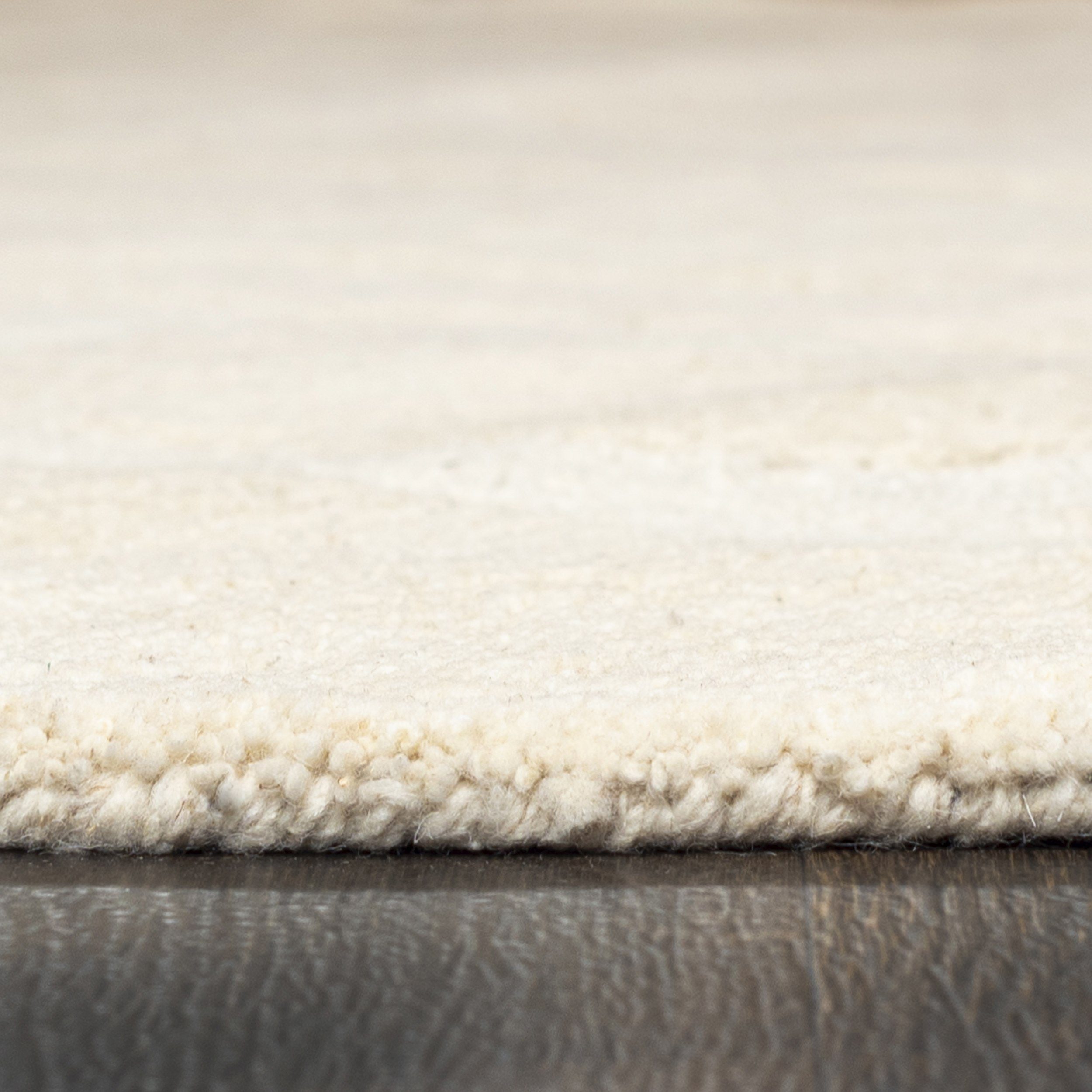 Wolle, Japandi, Designteppich Sonderform Wollteppich Handwebteppich 150 x 80 cm Mazovia,