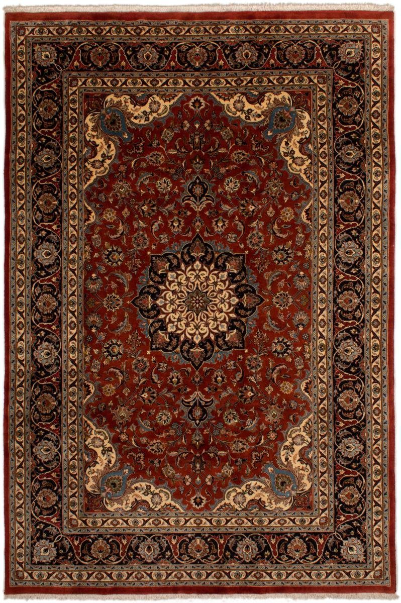 rechteckig, Perserteppich, mm Orientteppich / Höhe: Trading, 201x299 12 Handgeknüpfter Nain Mashhad Orientteppich