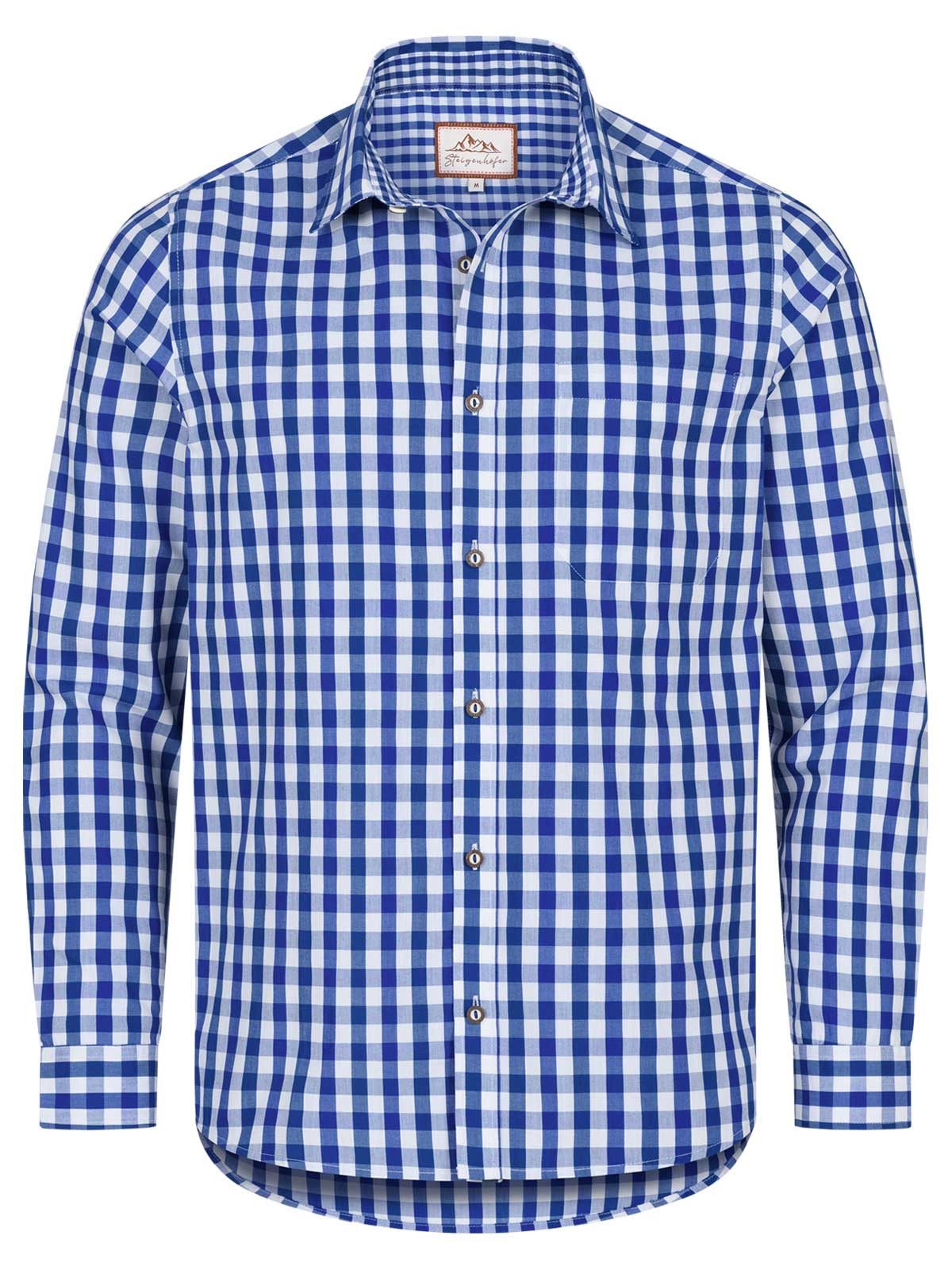 Steigenhöfer Manufaktur Trachtenhemd Herren Langarm - Basti - Traditionelle günstig online kaufen