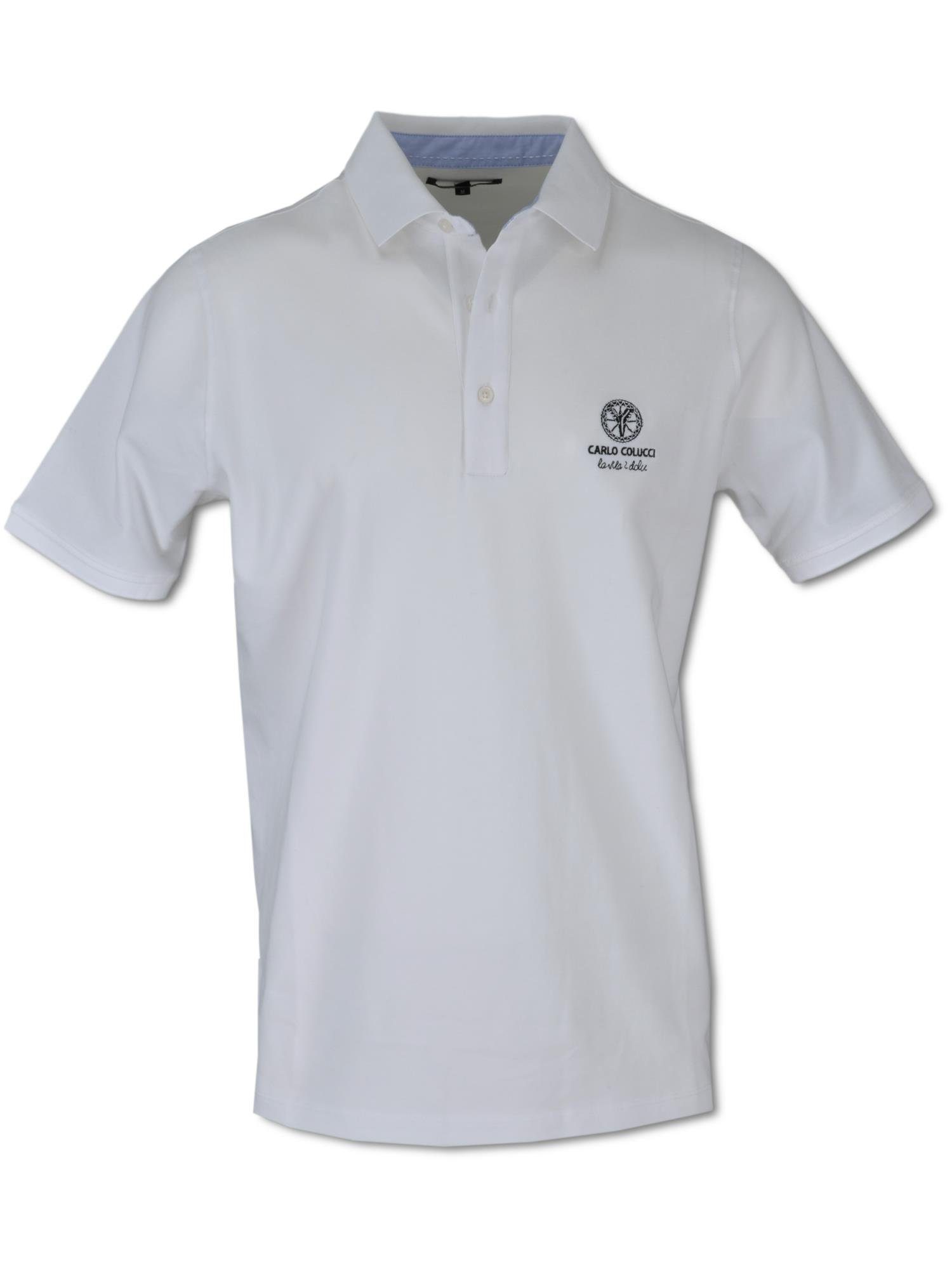 Capodanno COLUCCI Weiß Poloshirt CARLO