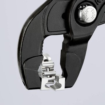 Knipex Schlauchklemmenzange Schlauchschellenzange für Click-Schellen 180 mm, mit Kunststoff überzogen