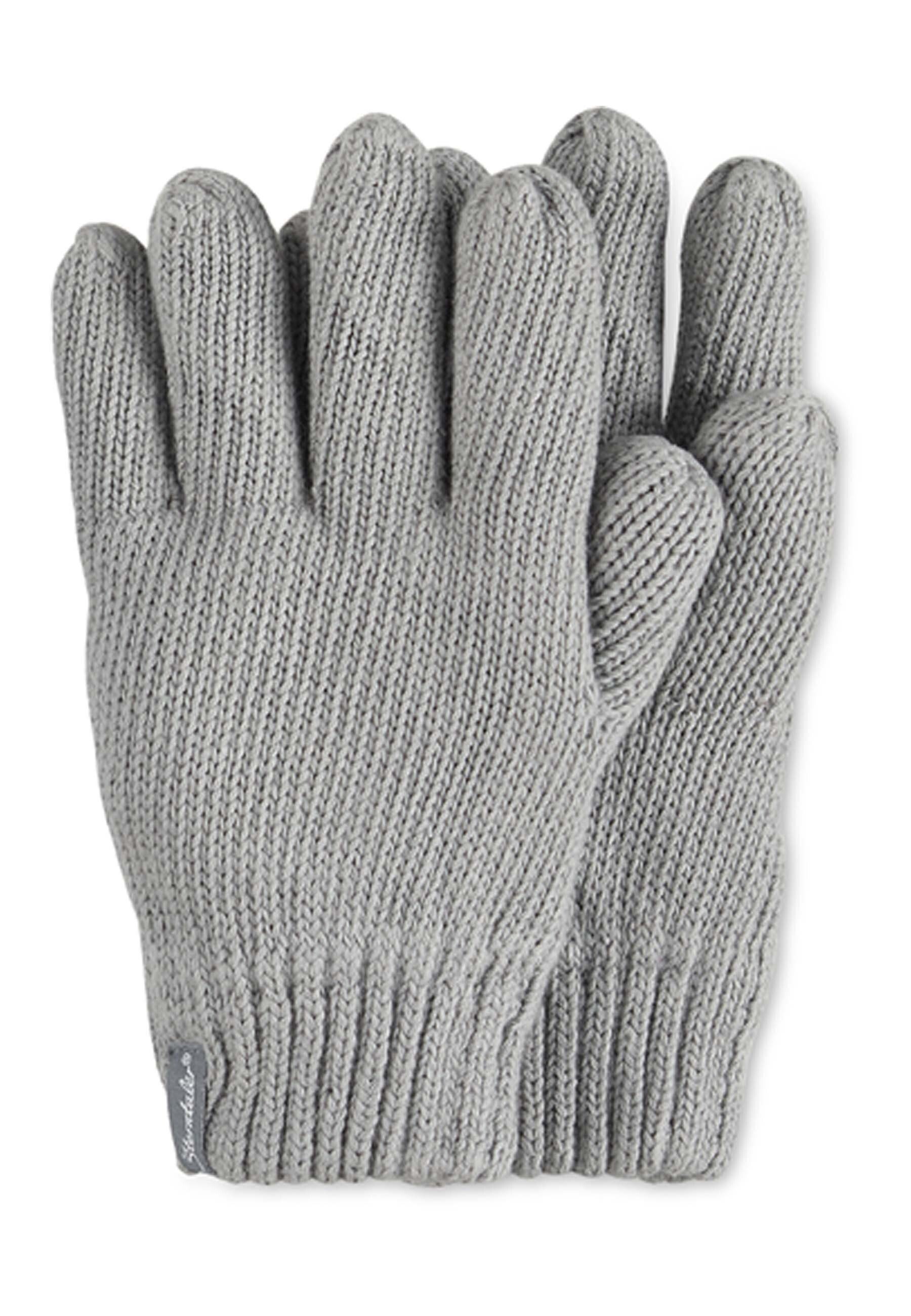 Sterntaler® Fäustlinge Strick-Fingerhandschuh silber-melange