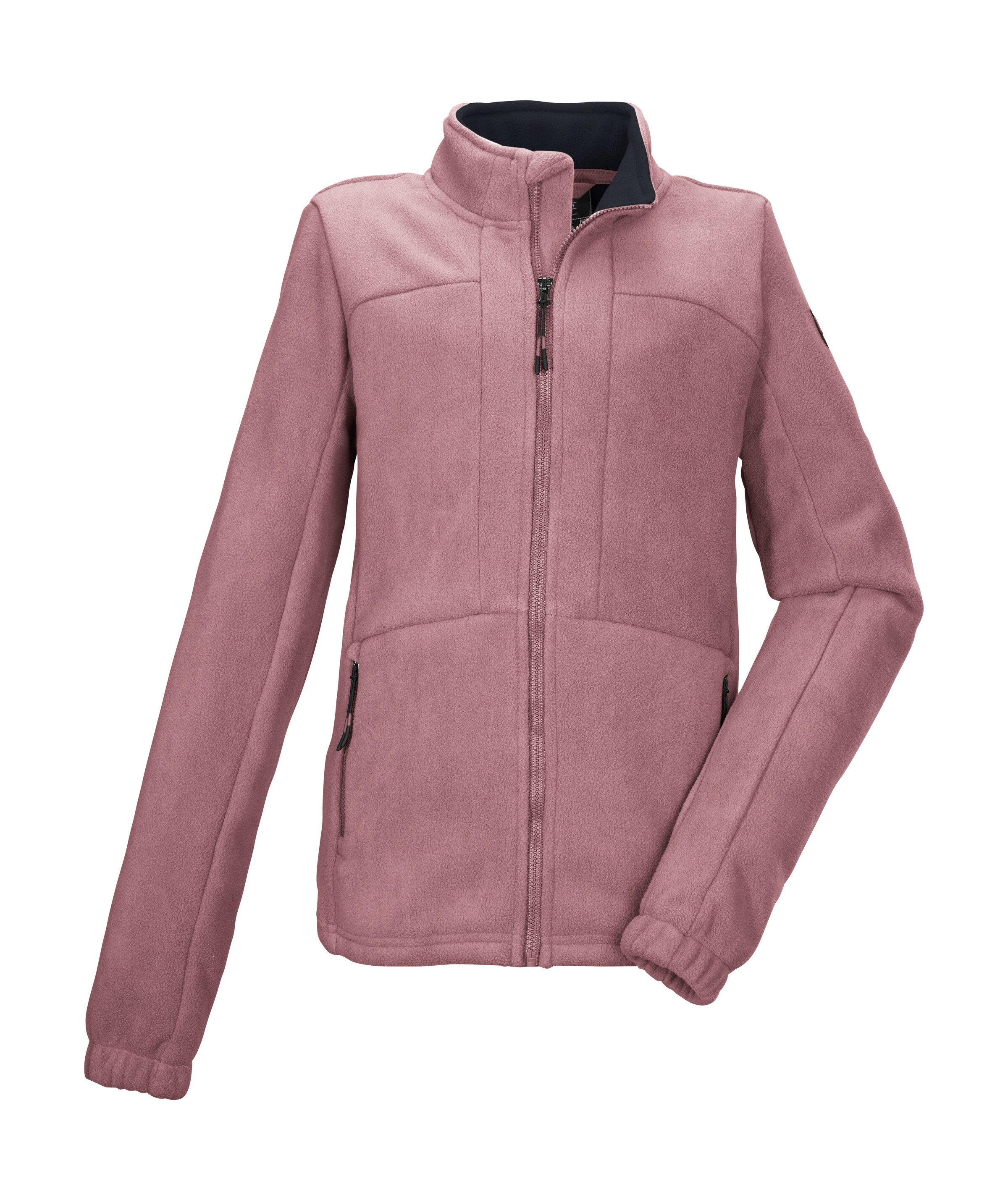 Killtec Fleecejacke KOW 216 GRLS FLC JCKT Fleecejacke mit Kinnschutz, elastischen Bündchen und Zipper-Taschen