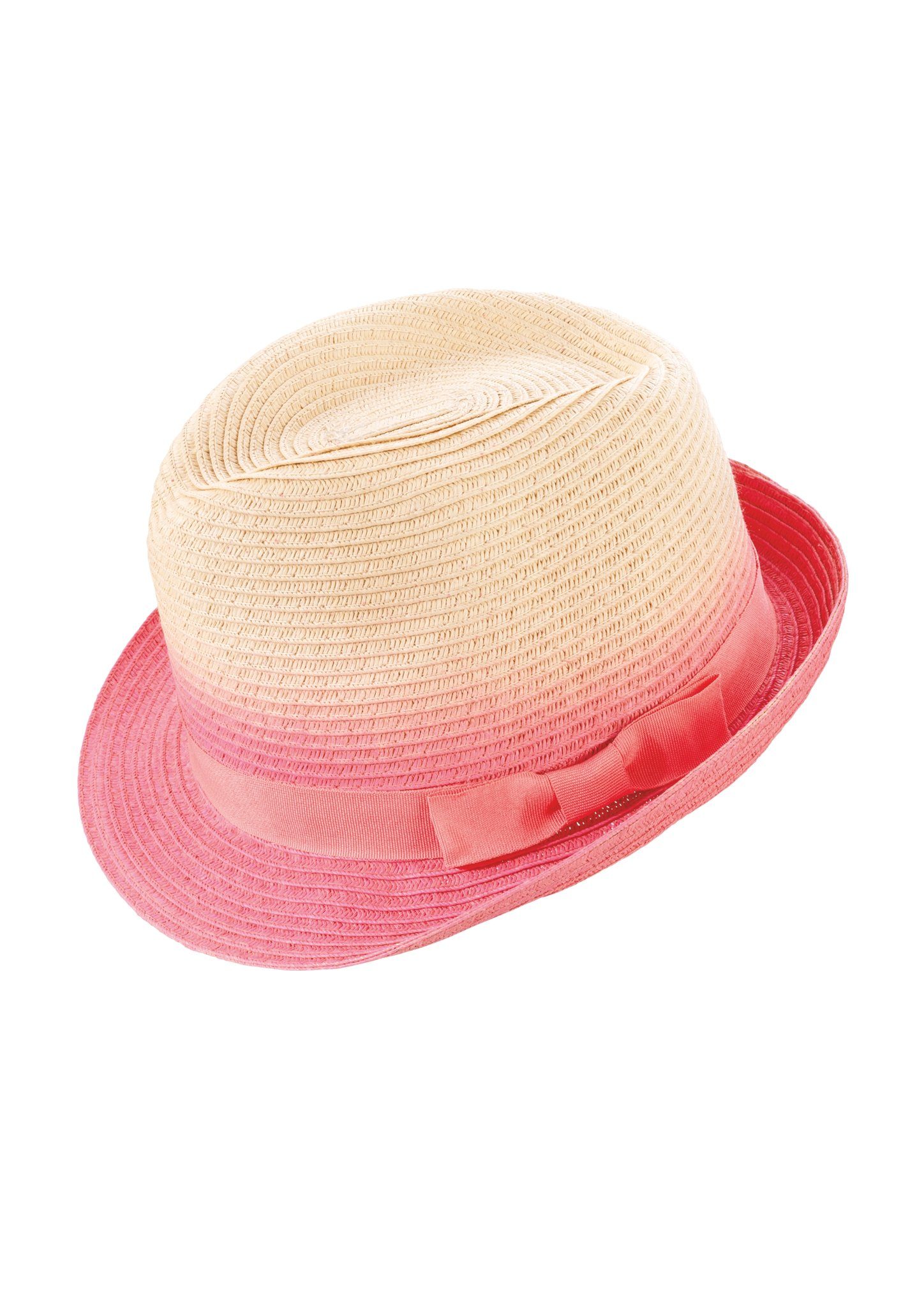 Chaplino Trilby mit pinkfarbenem Rand und Schleife | Trilbies