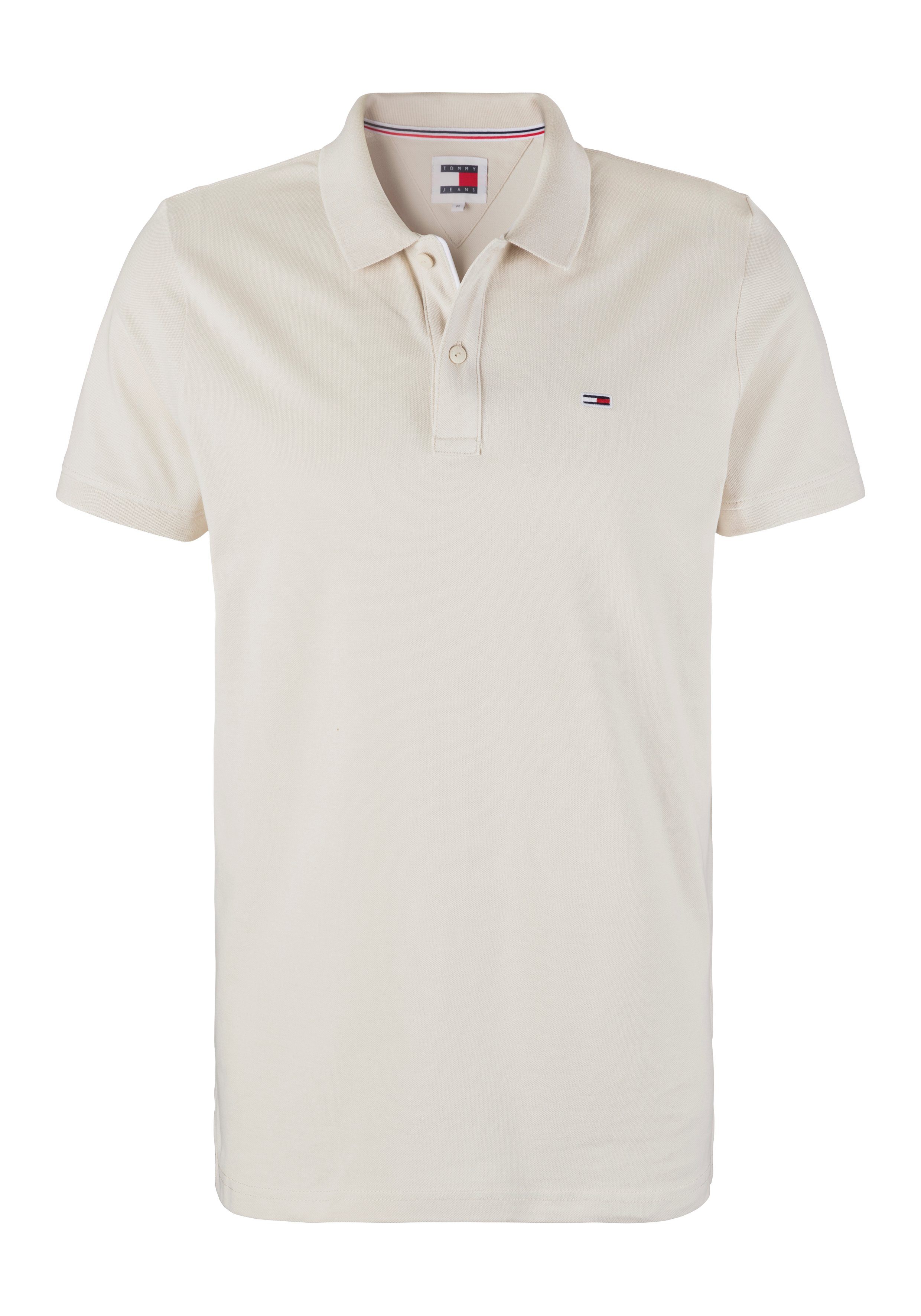 Tommy Jeans Poloshirt TJM SLIM PLACKET POLO Piqué mit Polokragen