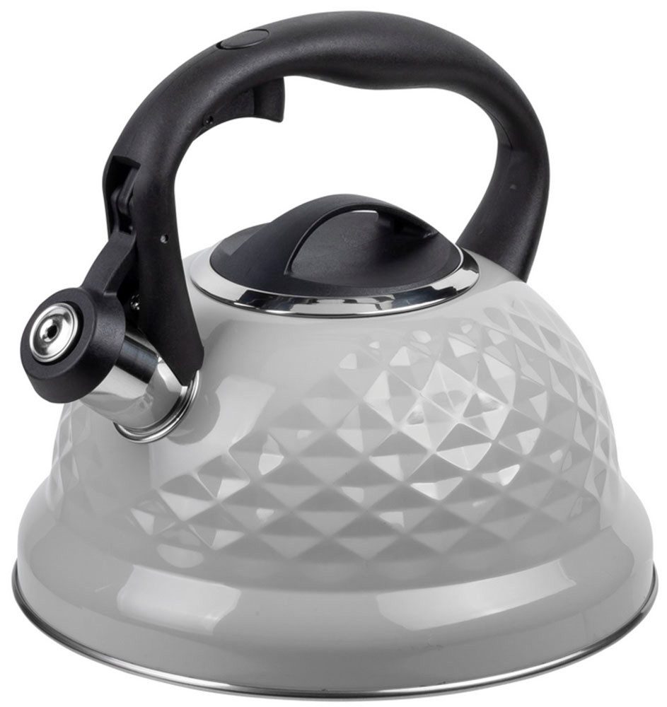 RESTO Kitchenware Чайники Almaaz, im Geschenkkarton, Edelstahl 18/10 (2-tlg), Flötenkessel, geeignet für alle Herdarten, auch Induktion