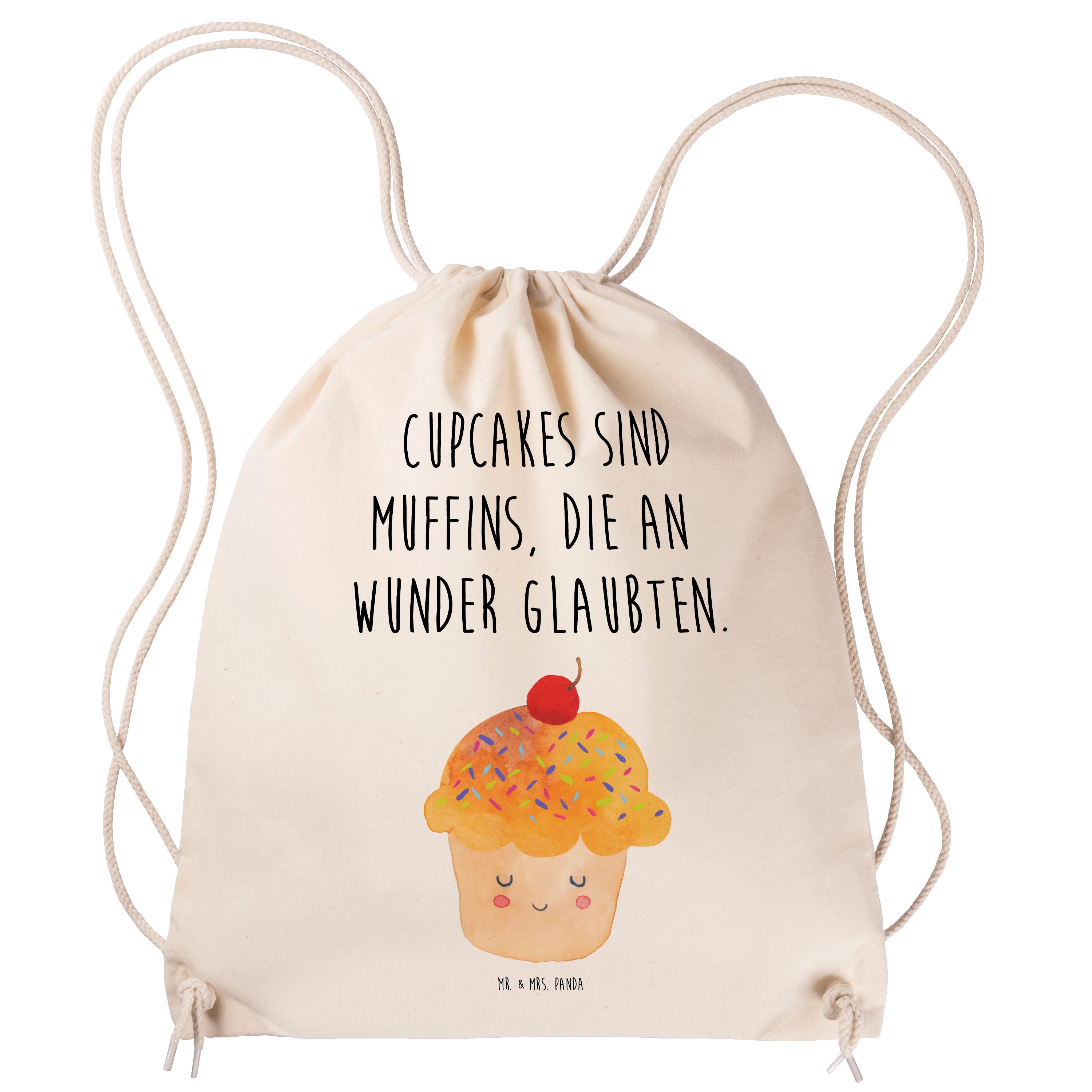 Mr. & Mrs. Panda Sporttasche »Cupcake Transparent Tiere, Küche