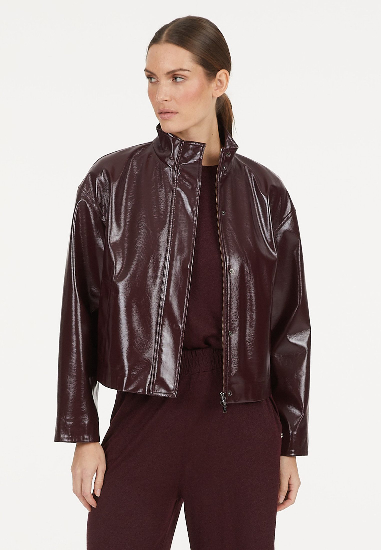 Lederimitatjacke