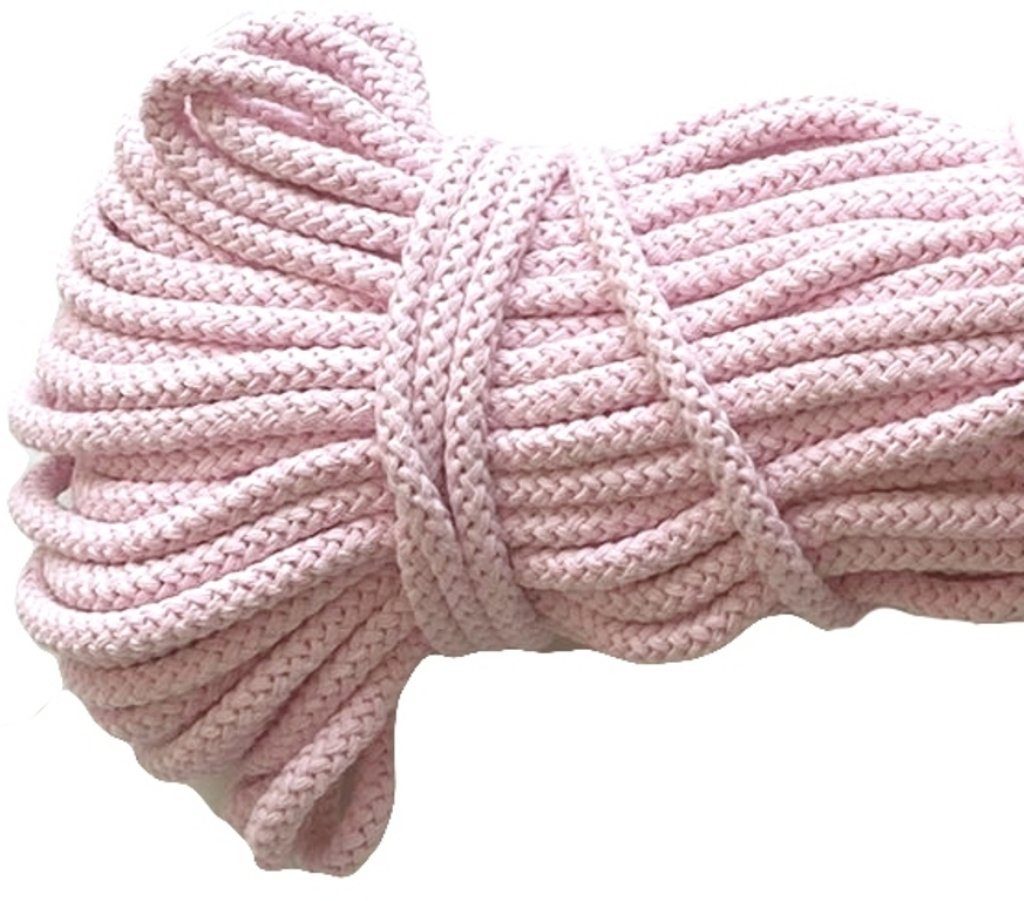 Mississhop Kordel 100 m / Ø 5 mm / Ø 3 mm Baumwollkordel Seil Kordel 100 % Baumwolle