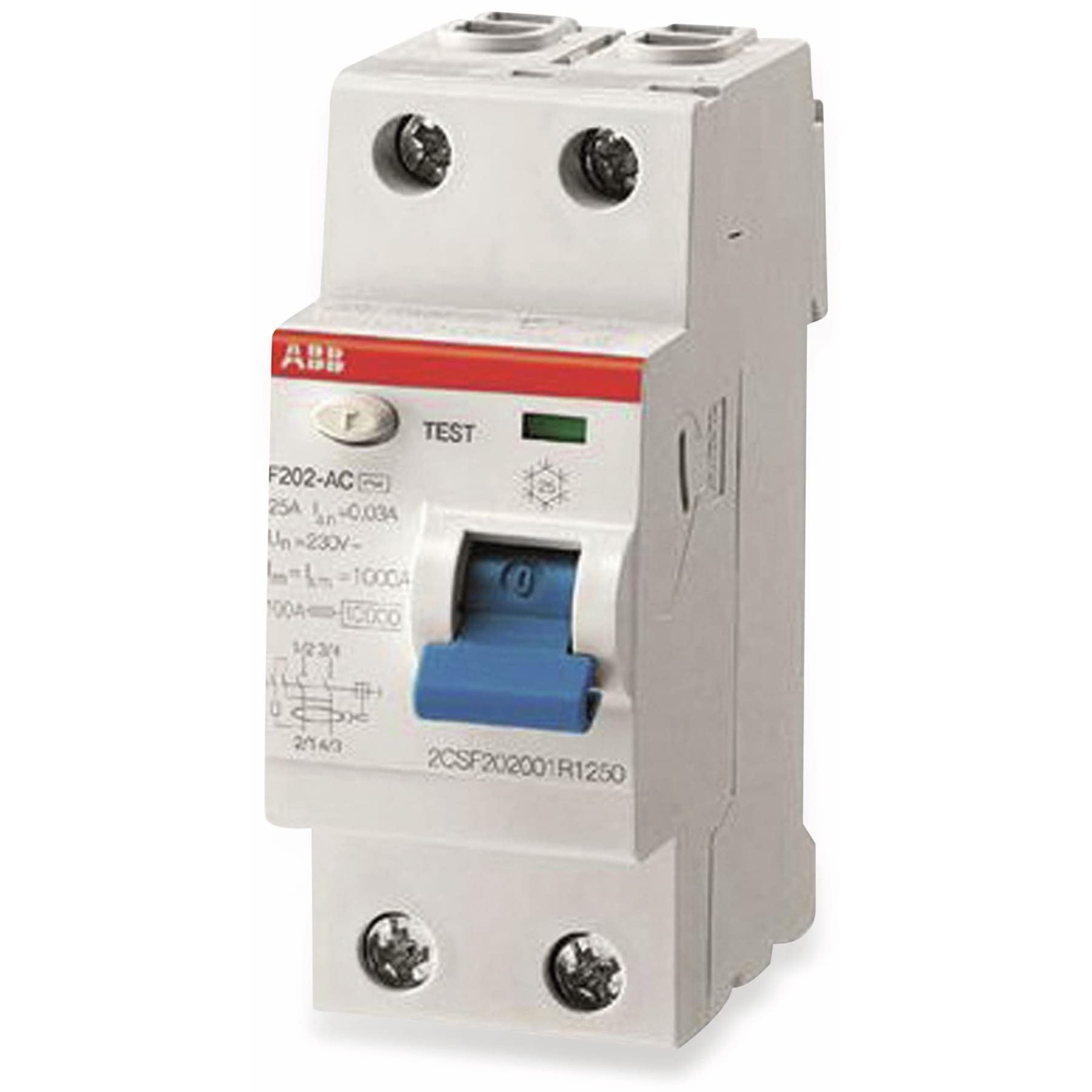 ABB Personenschutzstecker ABB Fehlerstrom-Schutzschalter F202A-40/0,03, 40A