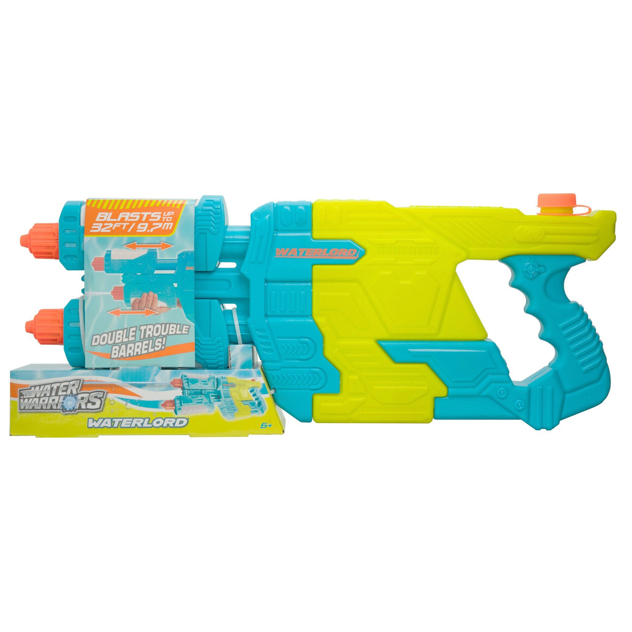 Buzz Bee Toys Wasserpistole BuzzBee Waterlord, Der BuzzBee Water Warrior Waterlord Wasserblaster bietet mit seinen zw