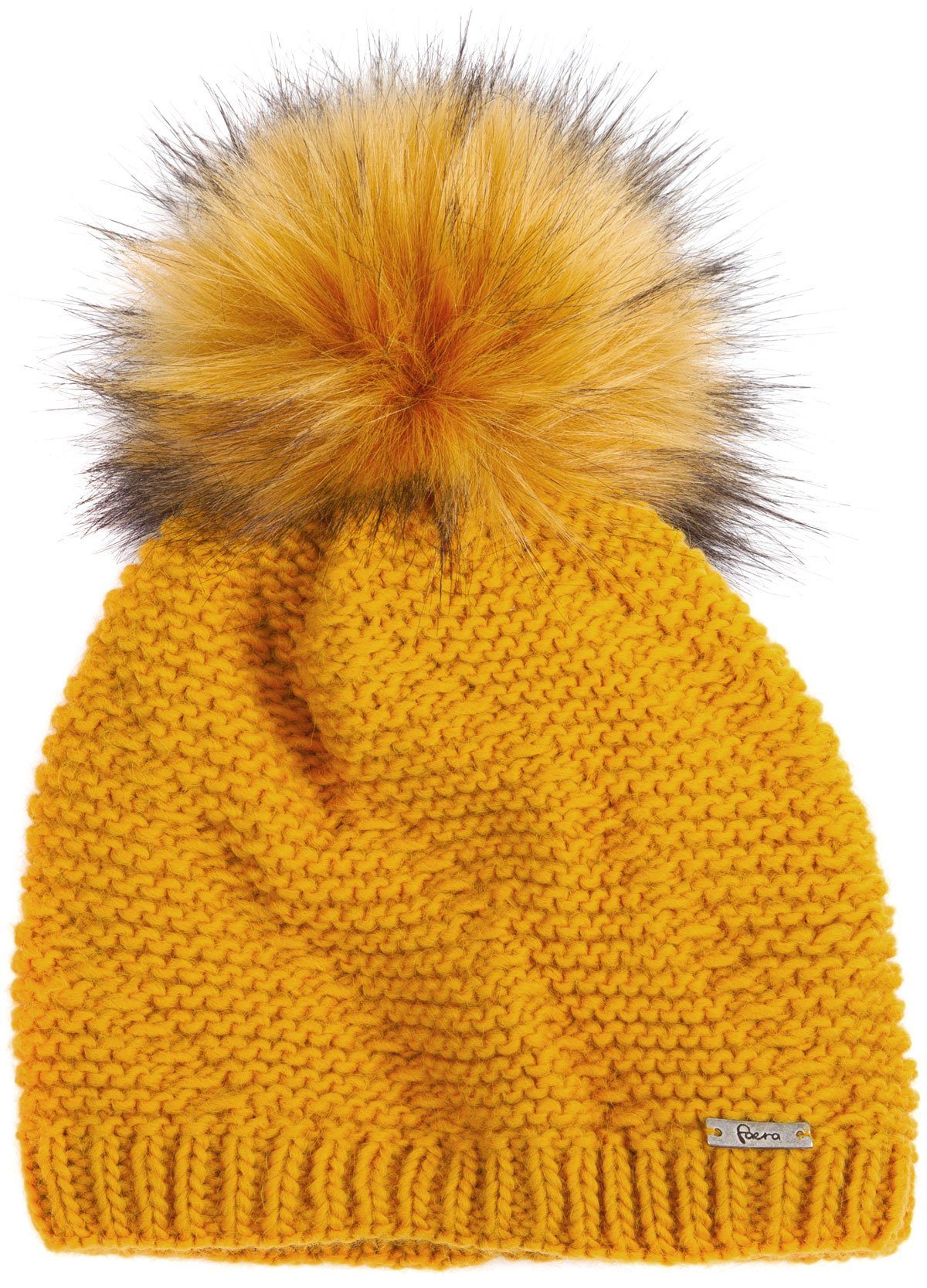 Faera Bommelmütze Wintermütze Damen Herren Mütze Beanie Haube gefüttert Bommelmütze 16