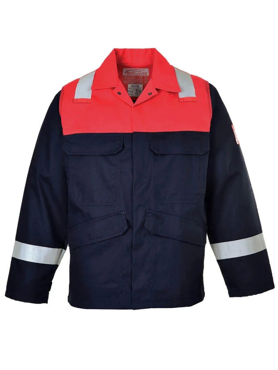 Portwest Arbeitsjacke Portwest Bizflame Plus Flammschutzjacke FR55