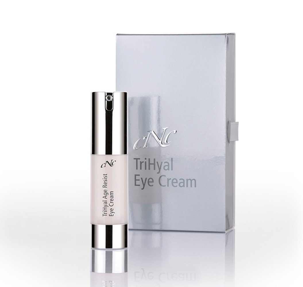 CNC Cosmetics Gesichtspflege aesthetic world TriHyal Age Resist Eye Cream, 15ml, Vegan, Pflegecreme für die Augenpartie