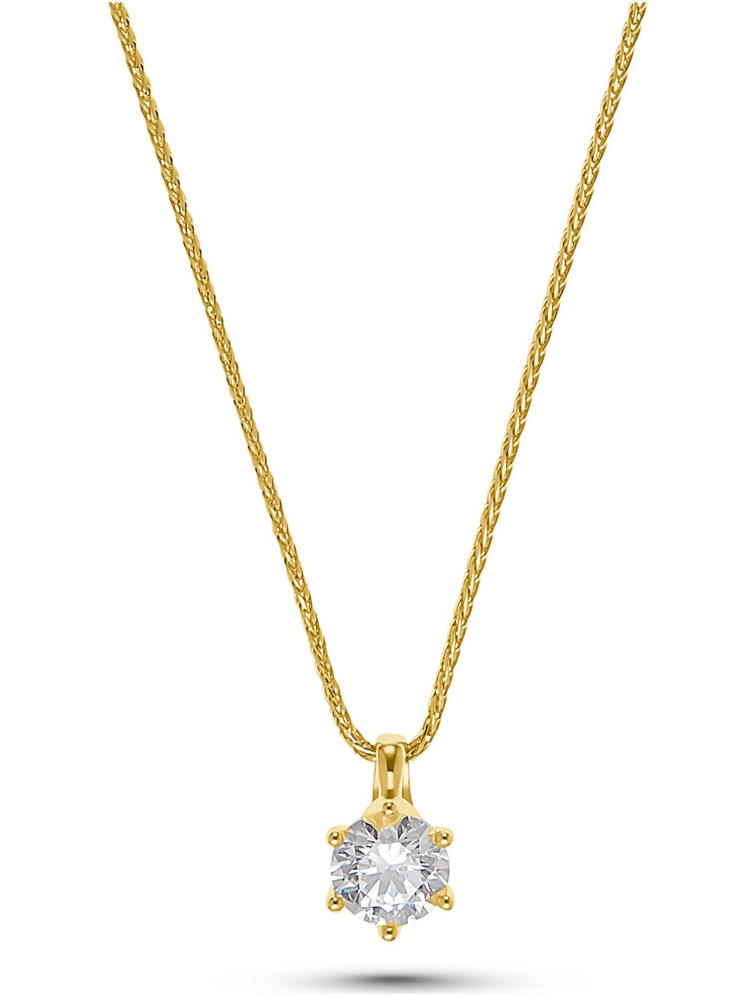 Damen Schmuck CHRIST Goldkette CHRIST Damen-Kette 1 Diamant