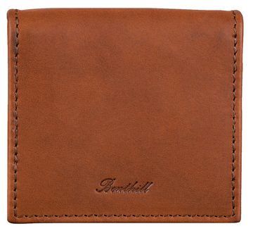 Benthill Mini Geldbörse Echt Leder Münzbörse mit Kleingeldschütte Slim Wallet für Münzen, Münzfach