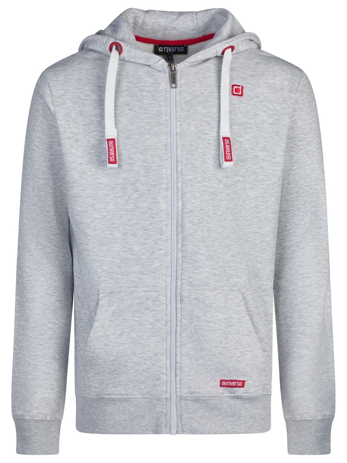 riverso Kapuzensweatjacke Herren Sweatjacke RIVNoah Regular Fit Hoodie mit Kängurutasche