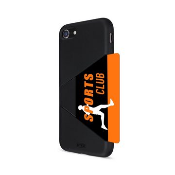 Artwizz Smartphone-Hülle Artwizz TPU Card Case - Ultra dünne Schutzhülle mit Kartenfach für iPhone SE (2022 / 2020) / iPhone 8 / iPhone 7