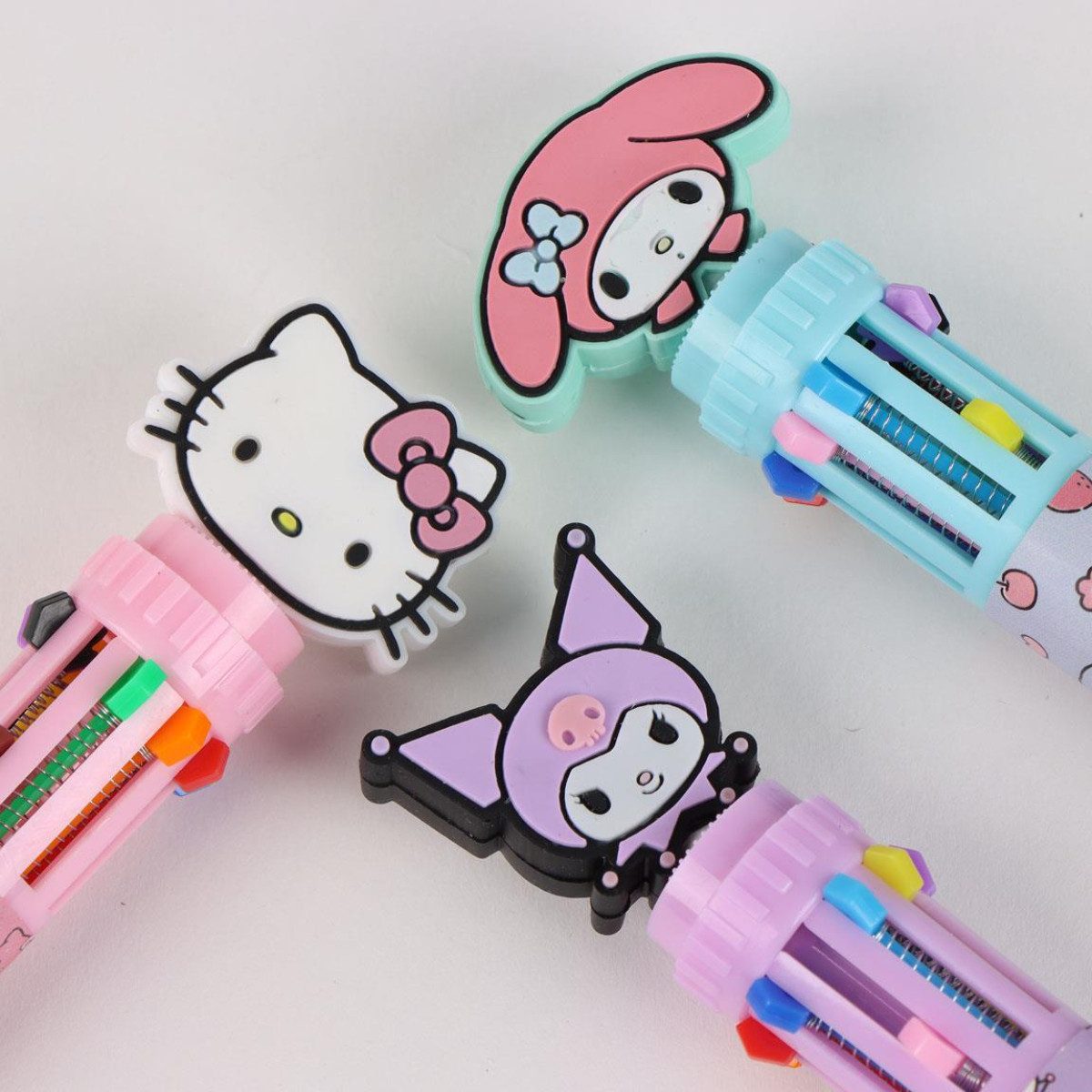 Hello Kitty Buntstift Kinder Stift Schreibstift Schulbedarf Schreibwaren Geschenk, (Set)