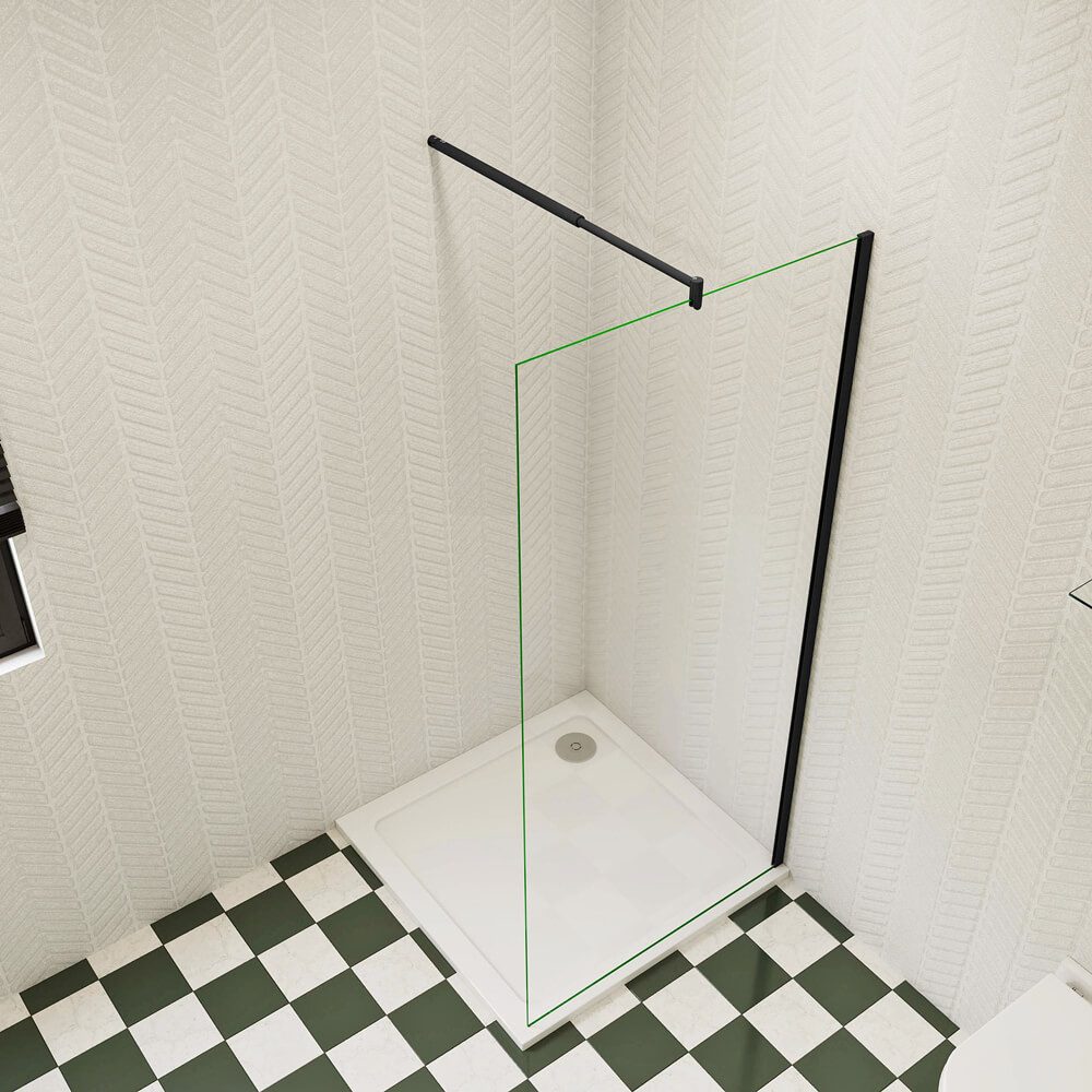 duschspa Duschwand 185cm ESG Trennwand Seitenwand Nano Glas Walk in Dusche, günstig online kaufen