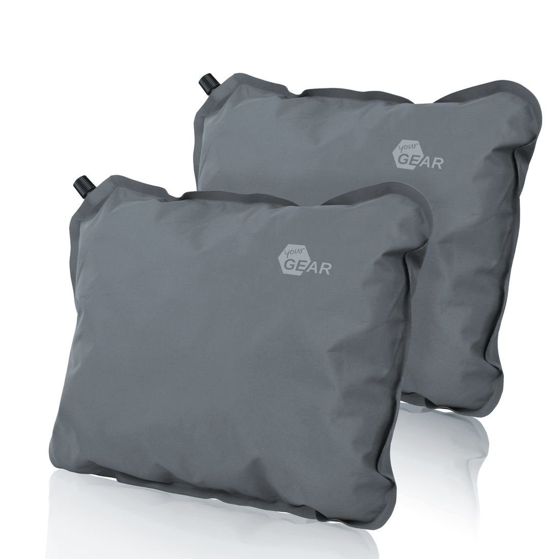 yourGEAR Kopfkissen yourGEAR Reise-Kissen Set - 2x Relax Kopfkissen 40x30cm günstig online kaufen