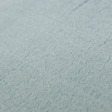 Teppich Ovaler Badezimmer Teppich – pflegleicht – in blau, Carpetia, Oval, Höhe: 16 mm
