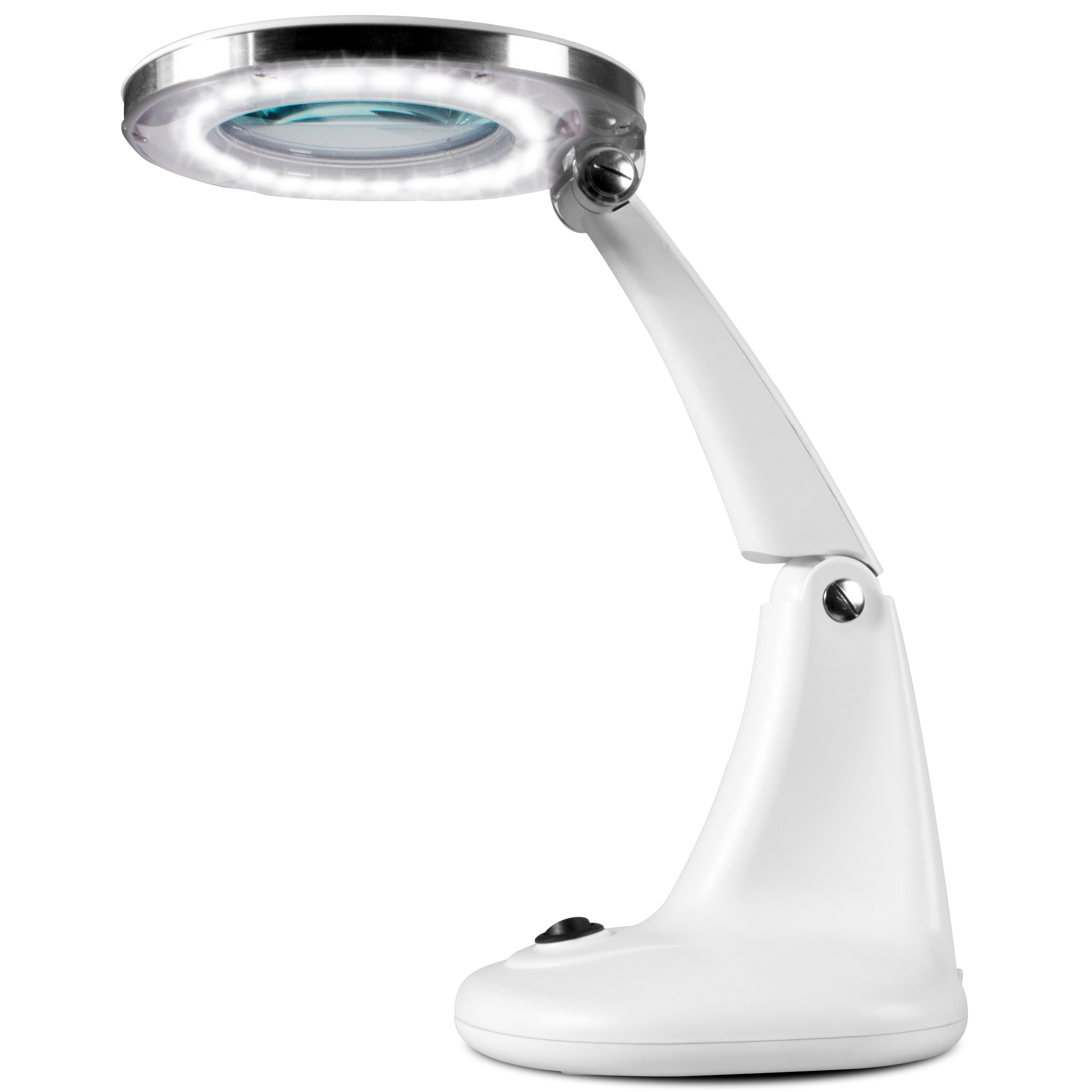 Fysic Lupenlampe FL-30LED, Ideal für den Einsatz auf dem Tisch, Schreibtisch oder der Werkbank