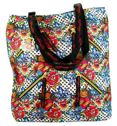 Ed Hardy Reisetasche Elegante Damenhandtasche mit auffallend modernem D