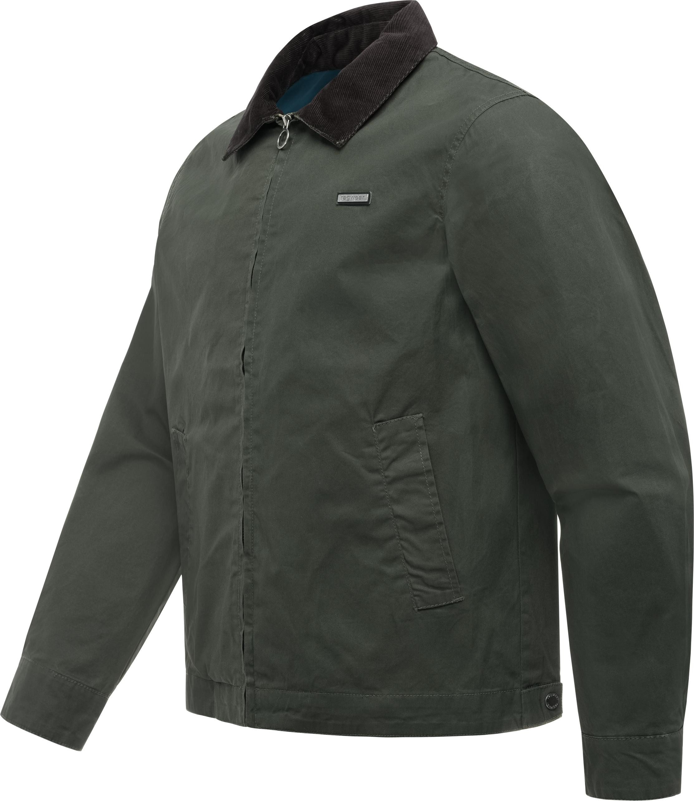 Ragwear Hemdjacke Hertan Vintage Leichte Herren Übergangsjacke mit Hemdkragen