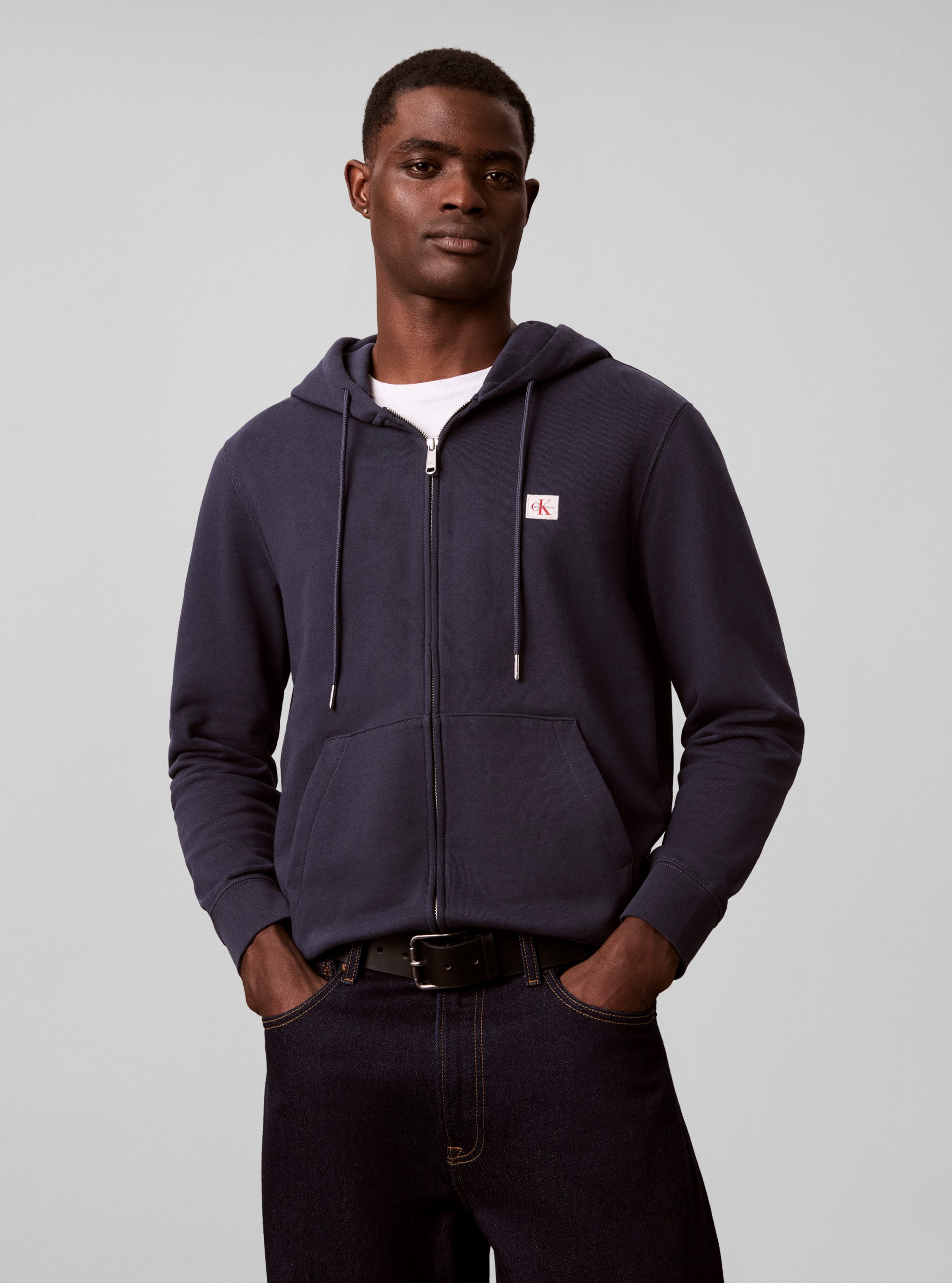 Calvin Klein Jeans Kapuzensweatshirt WOVEN HOODIE Regular fit mit Kapuze