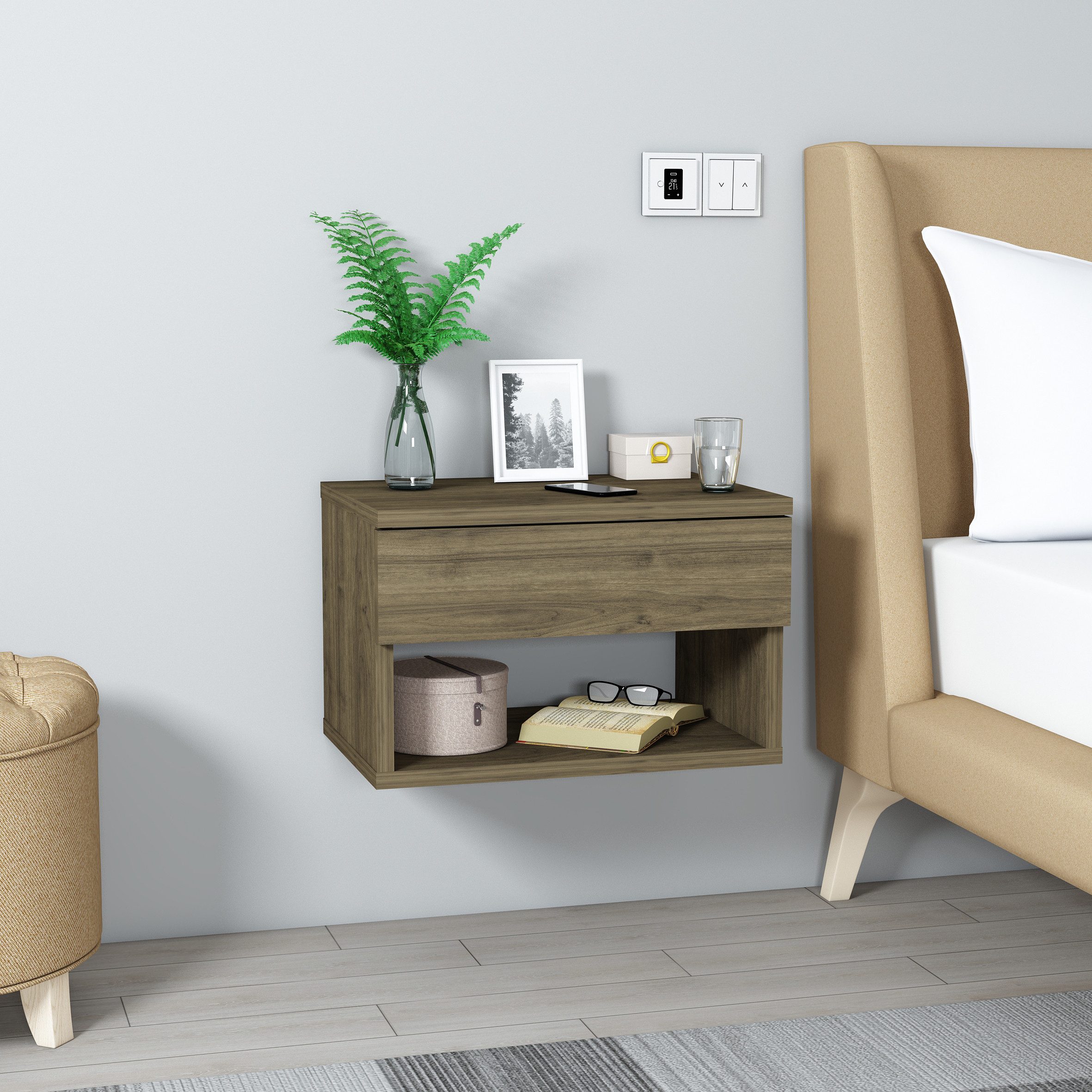 DEMA Home Nachttisch Hestia, Nightstand aus günstig online kaufen