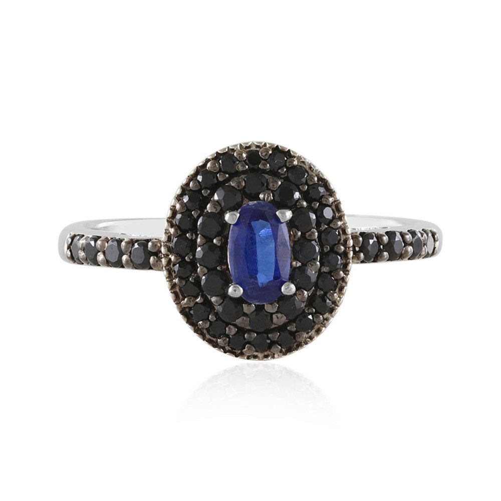 Cavill Silberring Cavill Ring Sterlingsilber 0,63 ct Kyanit mit schwarzen S günstig online kaufen
