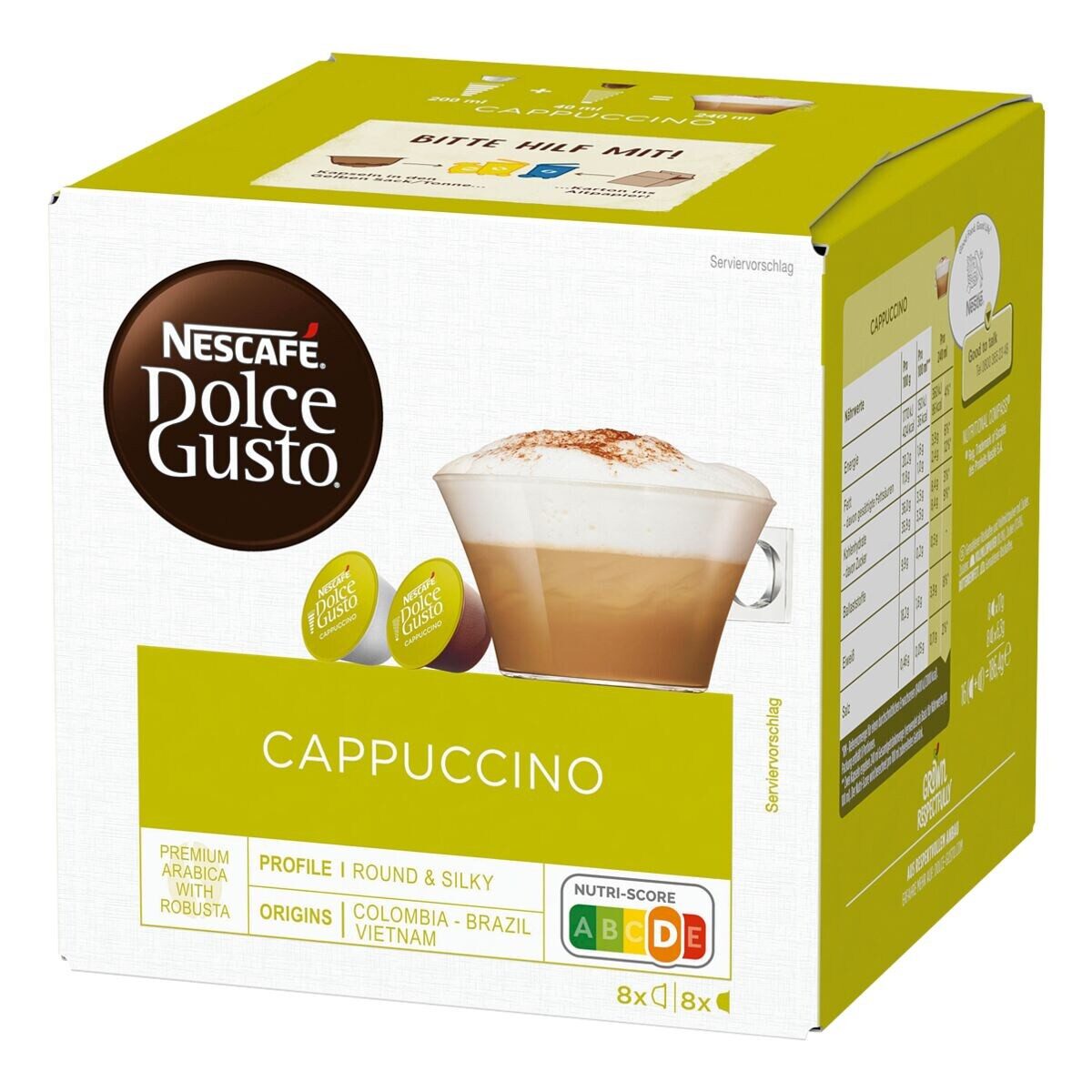 NESCAFÉ® Dolce Gusto® Kaffee Dolce Gusto® Cappuccino, 8 Portionen