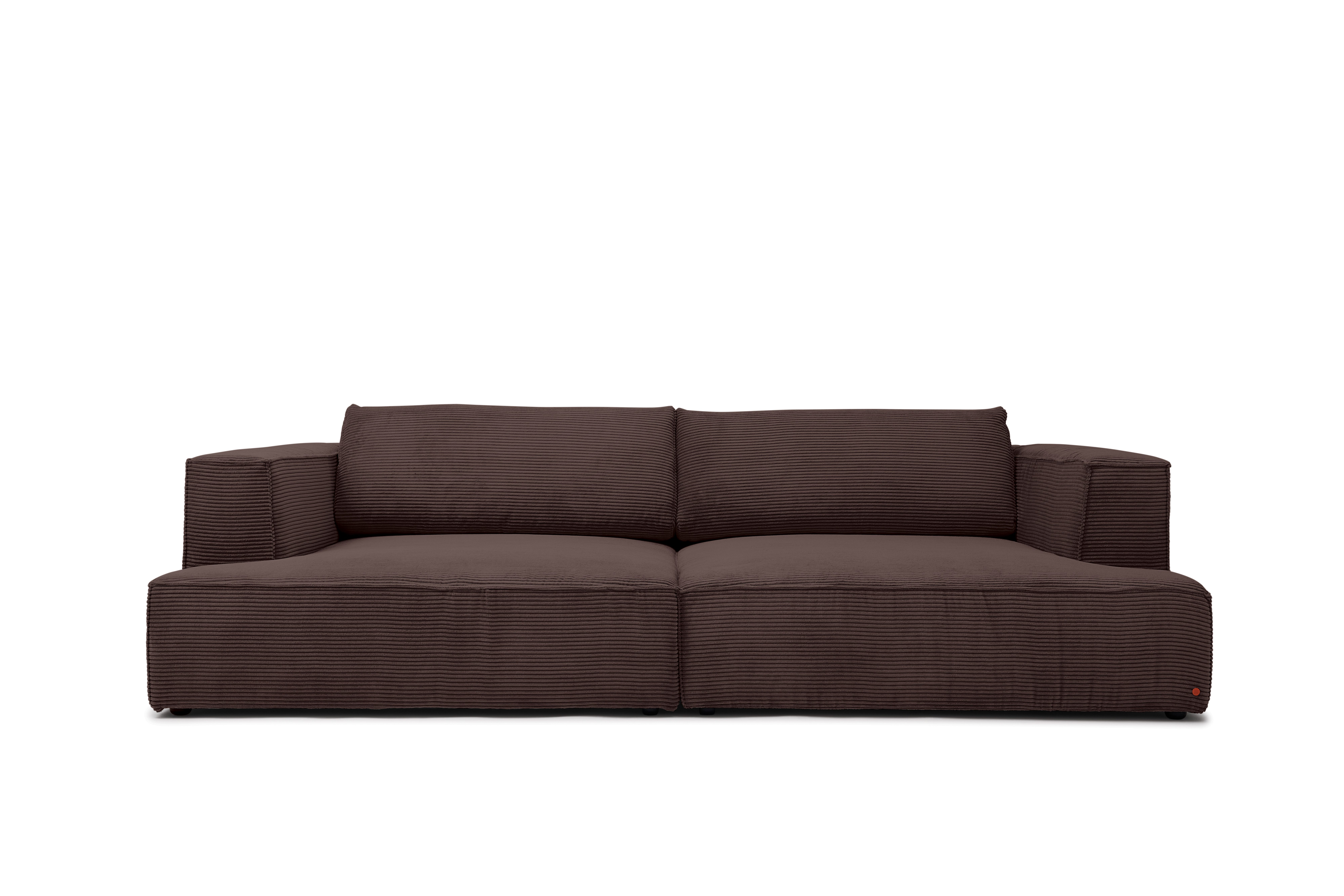 HOME OF COLORS Big-Sofa BIG CUBE – das kubische Megasofa mit extra-tiefem, soften Sitzgefühl, in weichem Cordstoff und vielen schönen Farben