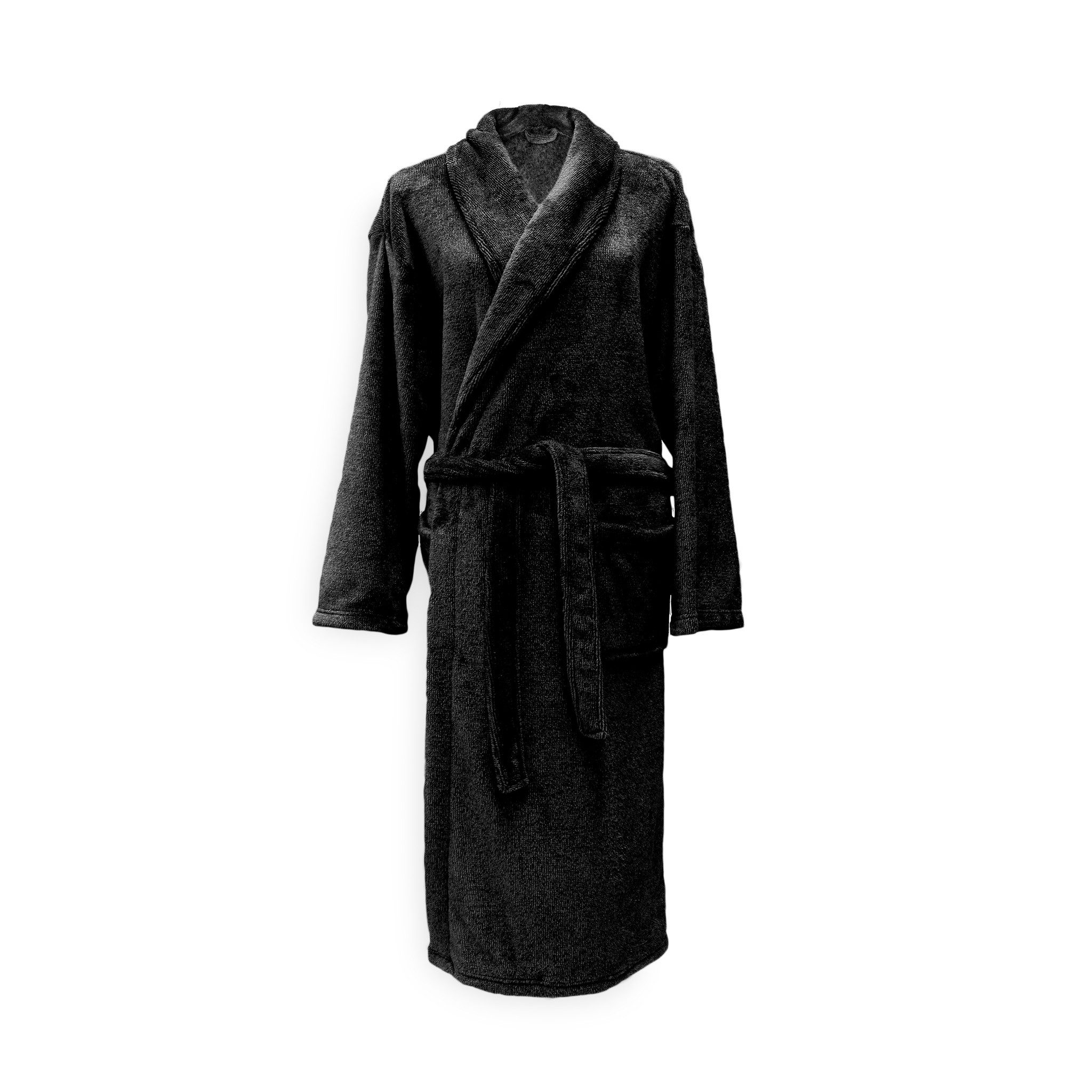 ZO HOME Bademantel Cara Bademantel Lang M Deep Black Bademantel M Deep-Blac günstig online kaufen