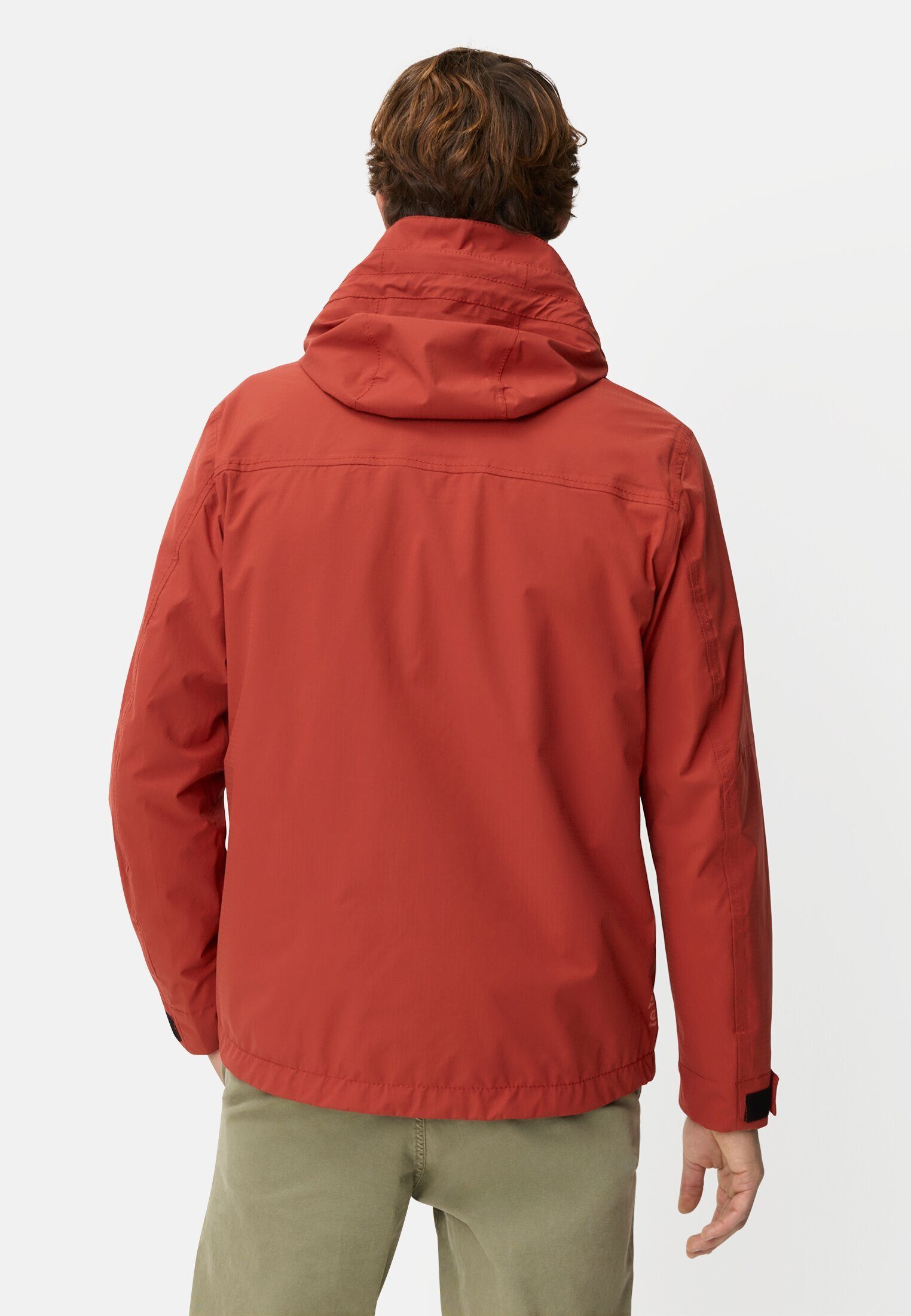 camel active Funktionsjacke teXXXactive® Blouson mit abnehmbarer Kapuze Markenlogo